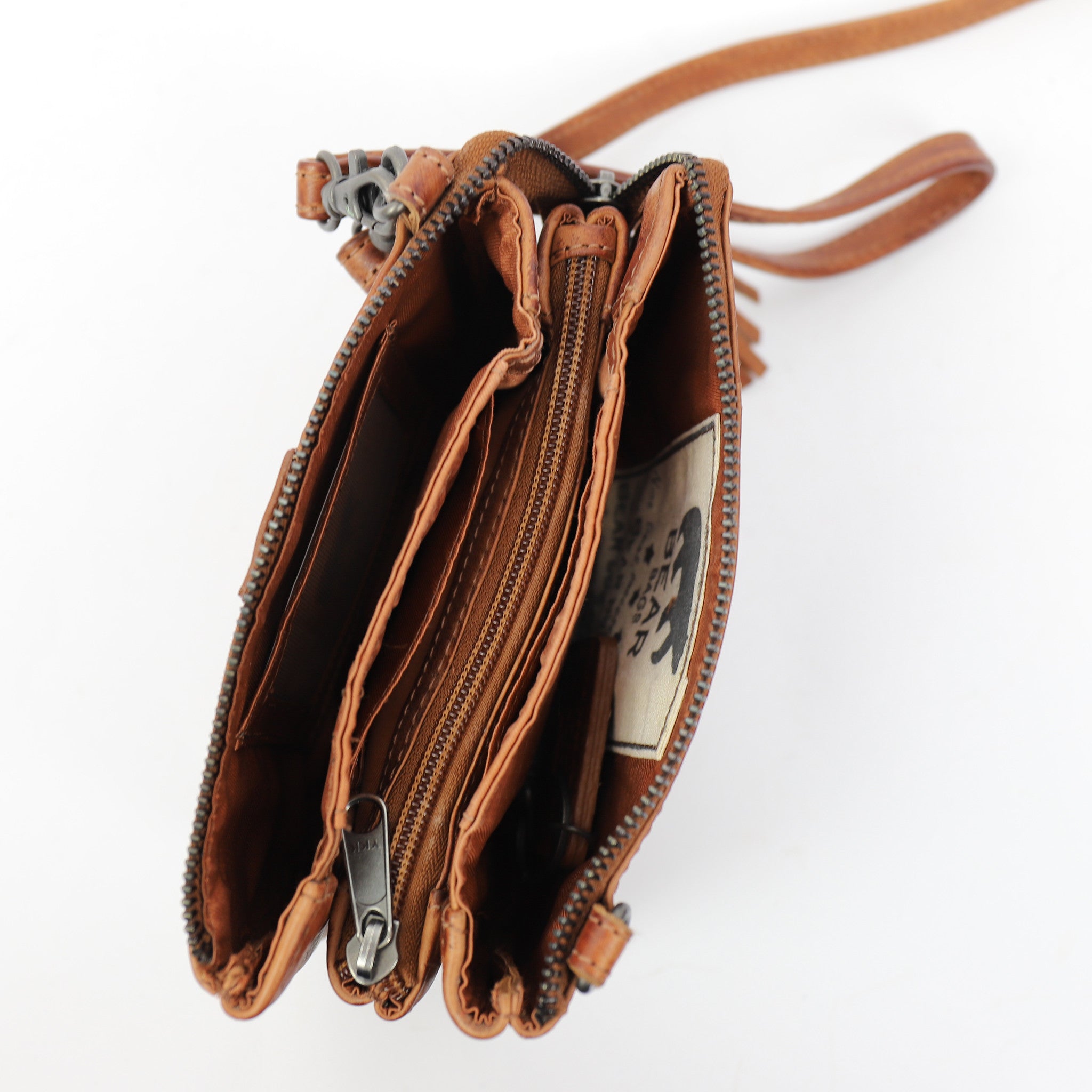 Portemonneetasje 'Umi' cognac