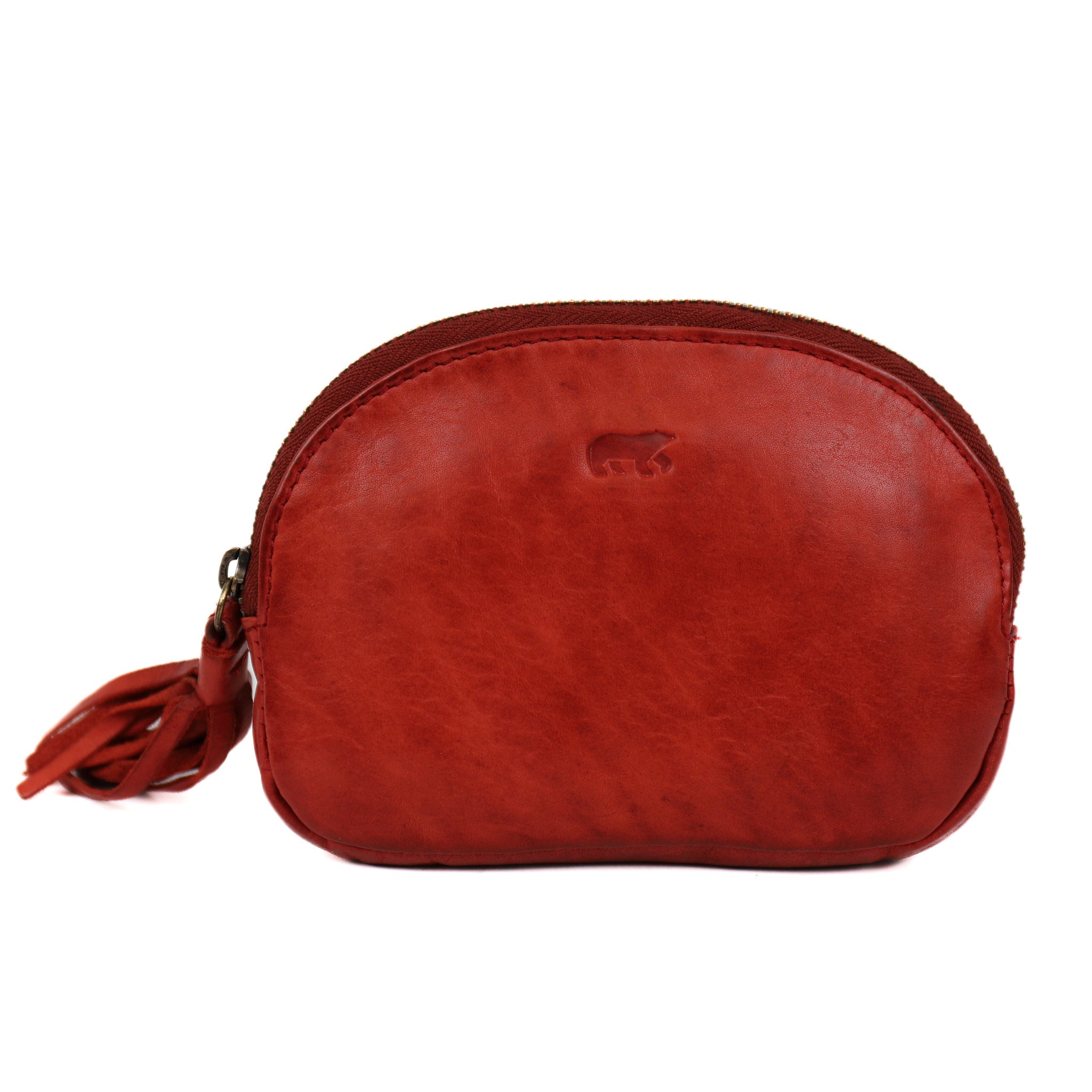 Ritsportemonneetje 'Penny' rood