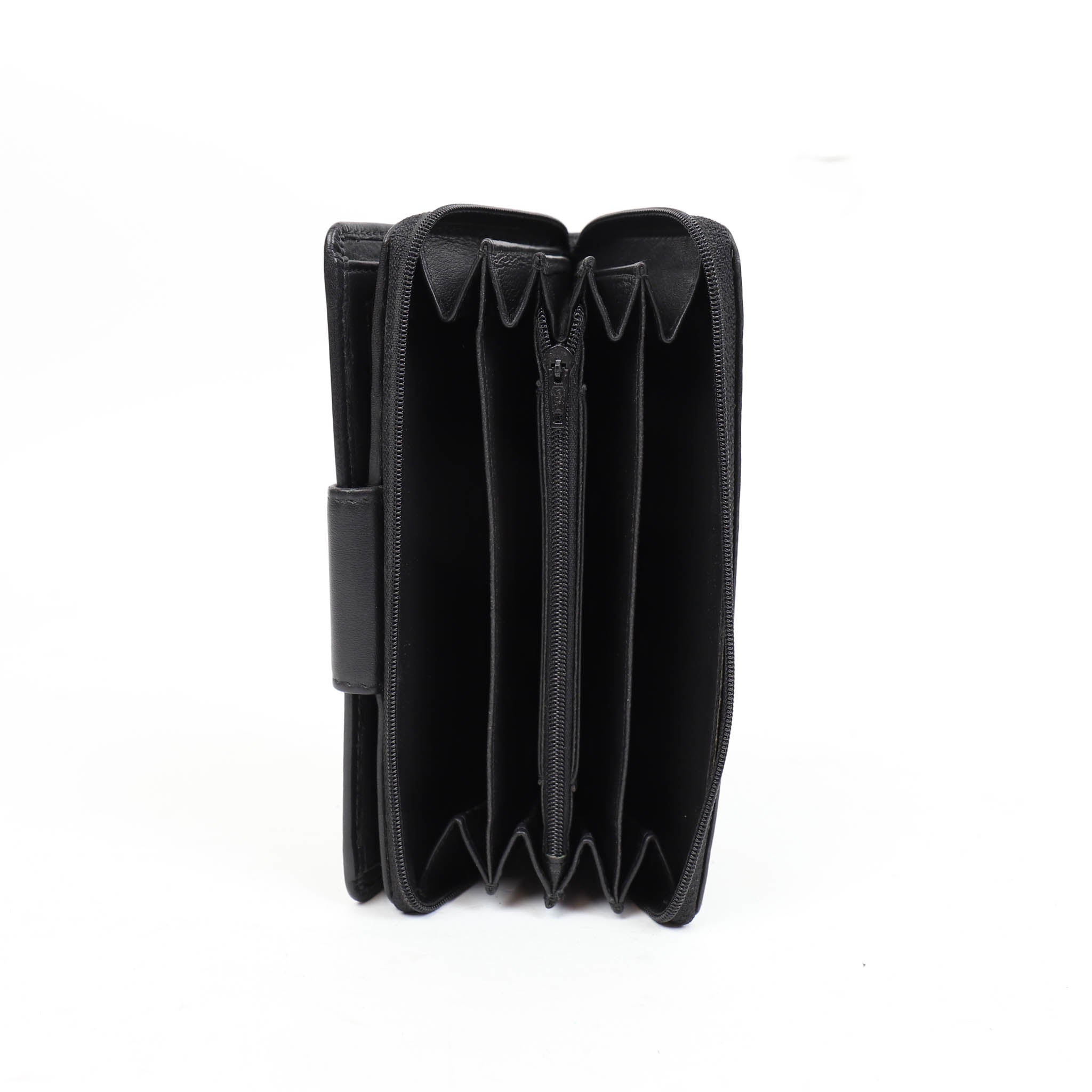 Zipper wallet 'Amy' black - FR 2881