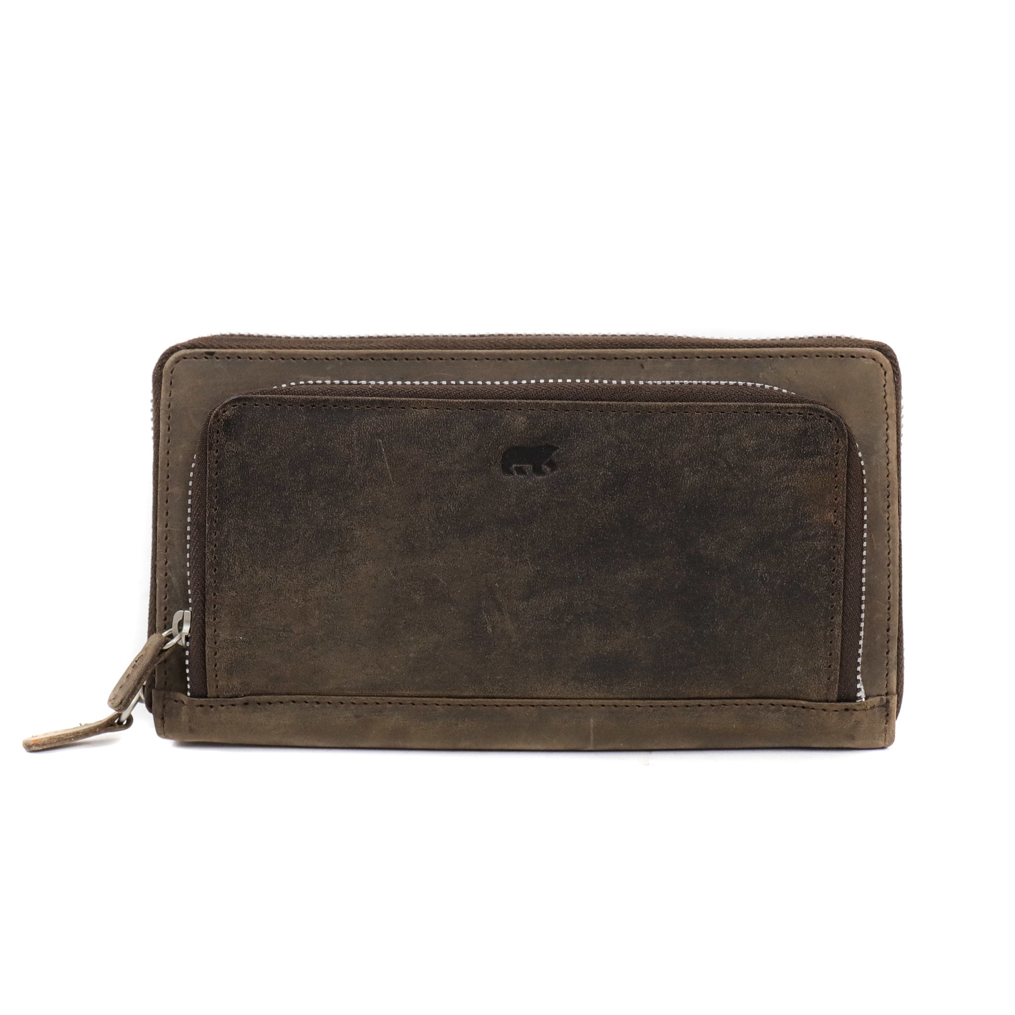 Zipper wallet 'Isa' brown - HD 12569