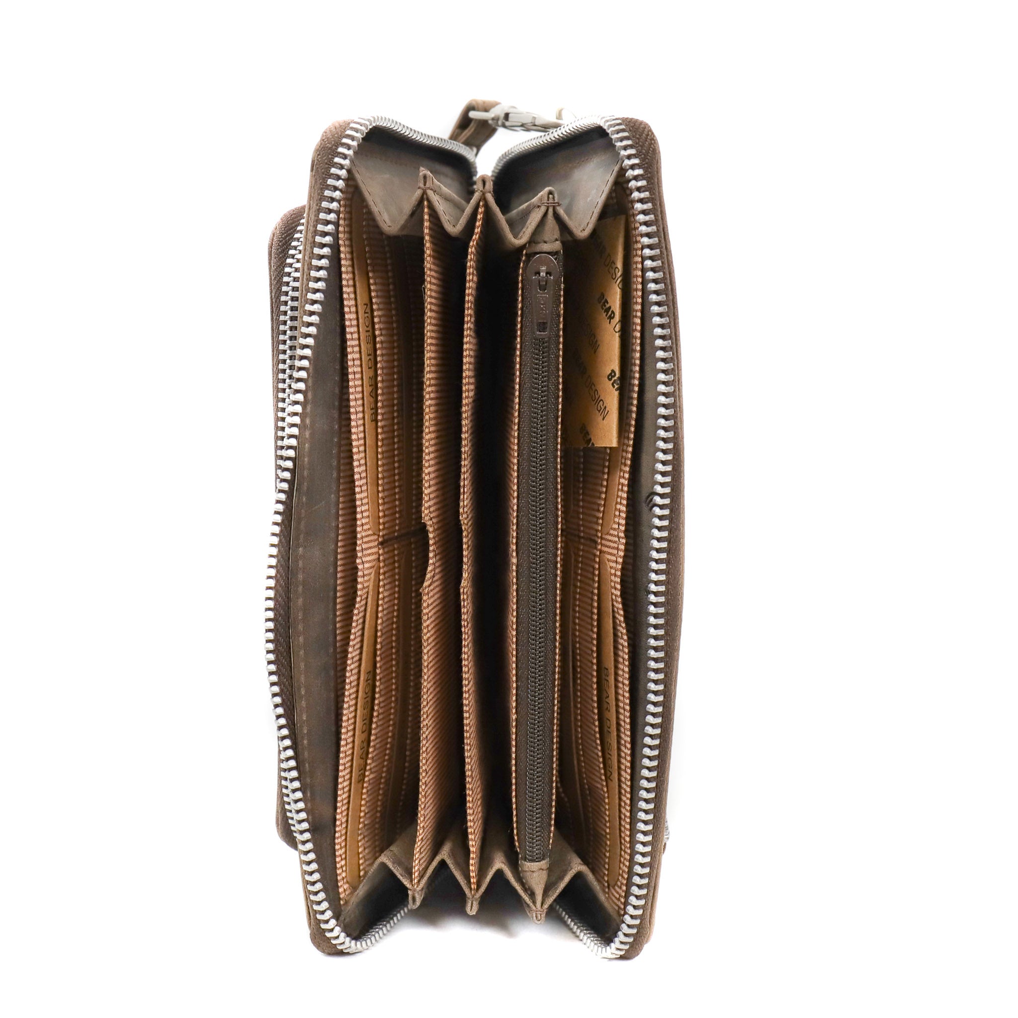 Zipper wallet 'Isa' brown - HD 12569