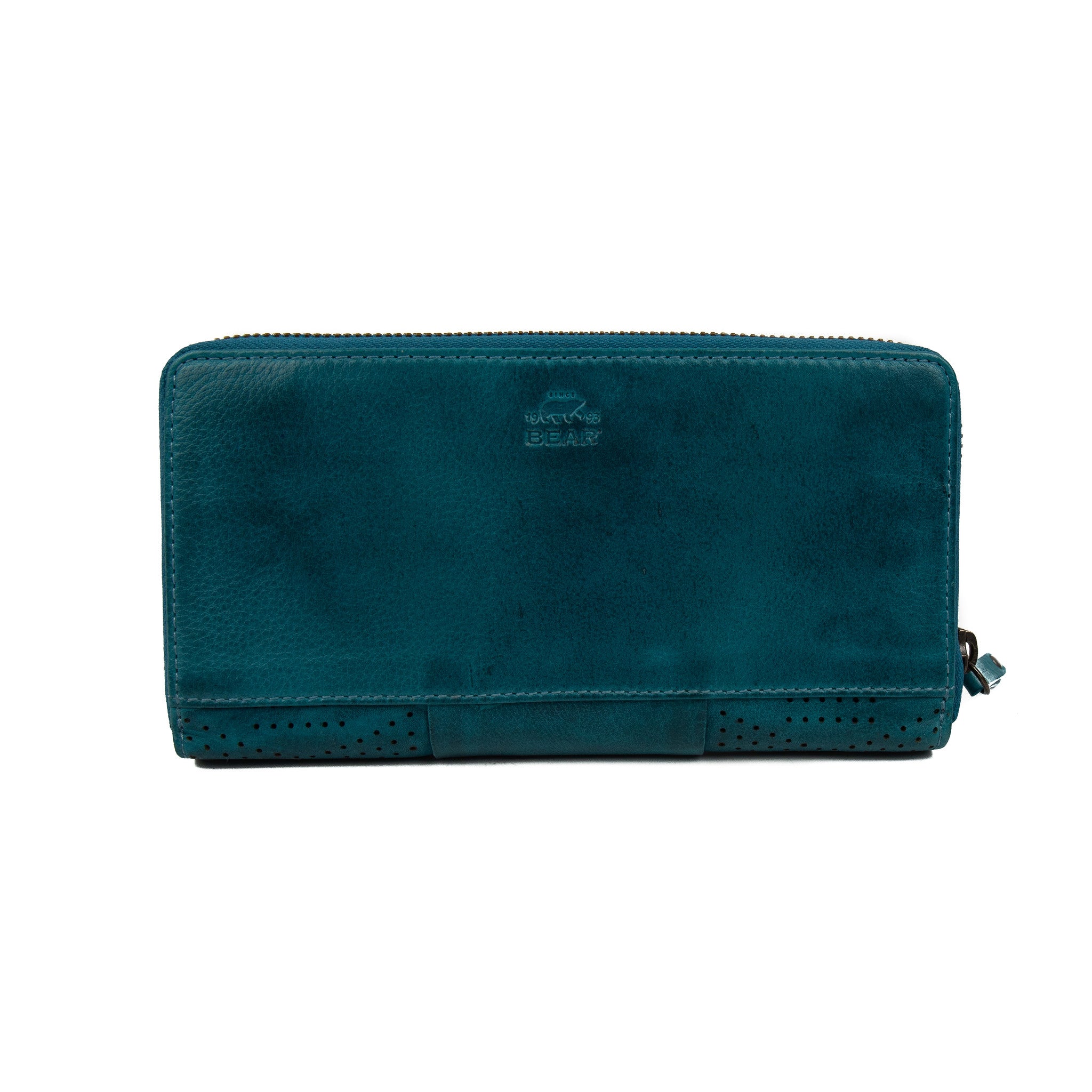 Zipper wallet 'Mirte' aqua - CL 18207