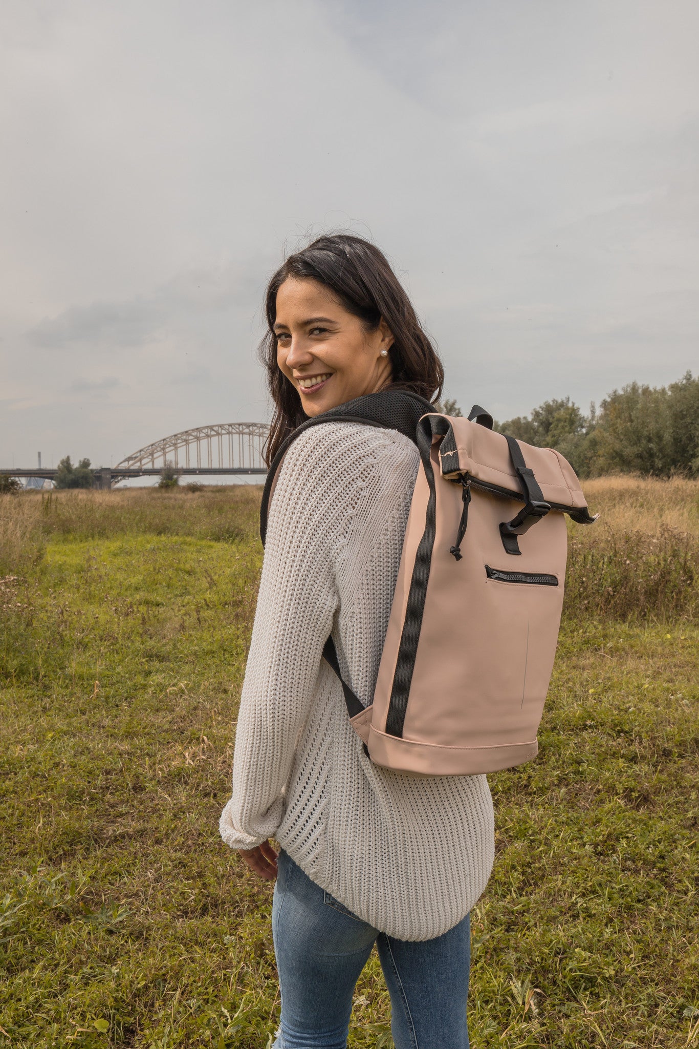 Waterafstotende rugzak 'Mart' roze 16L
