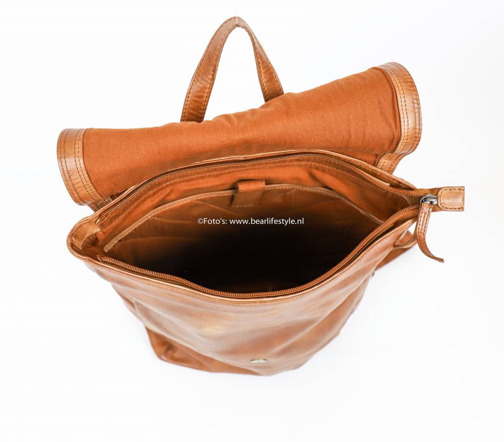 Backpack 'Rob' cognac