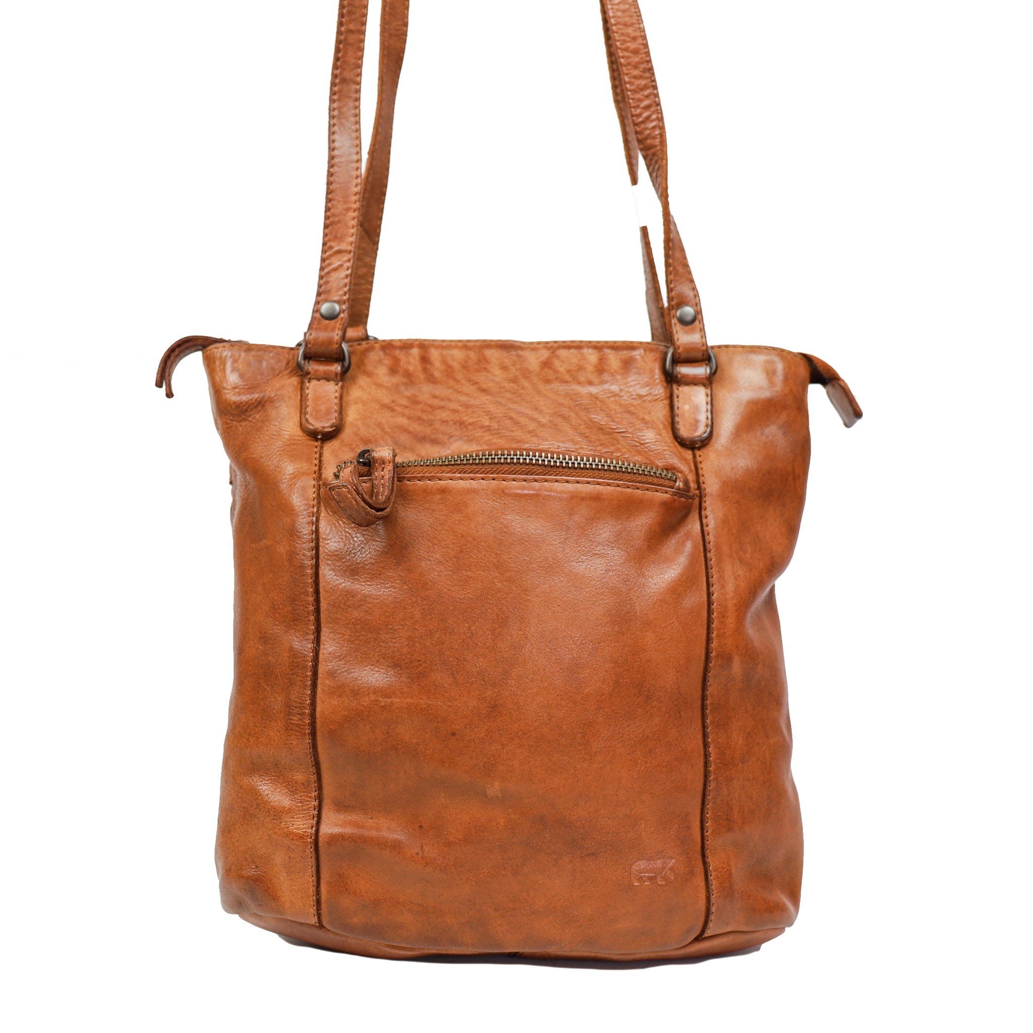 Shopping backpack shoulder bag Sandy cognac BEARLifestyle.nl