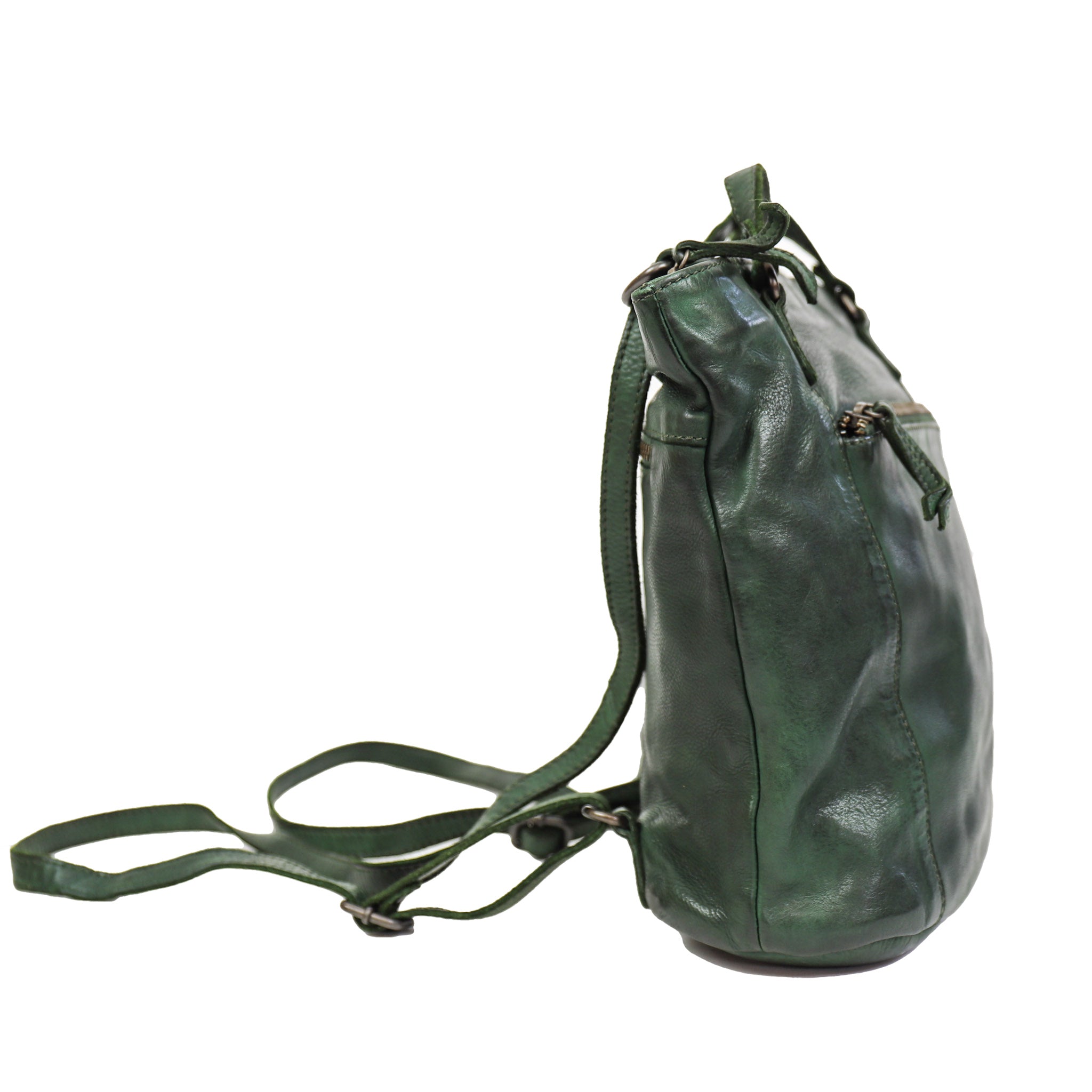 Backpack/shoulder bag 'Sandy' green