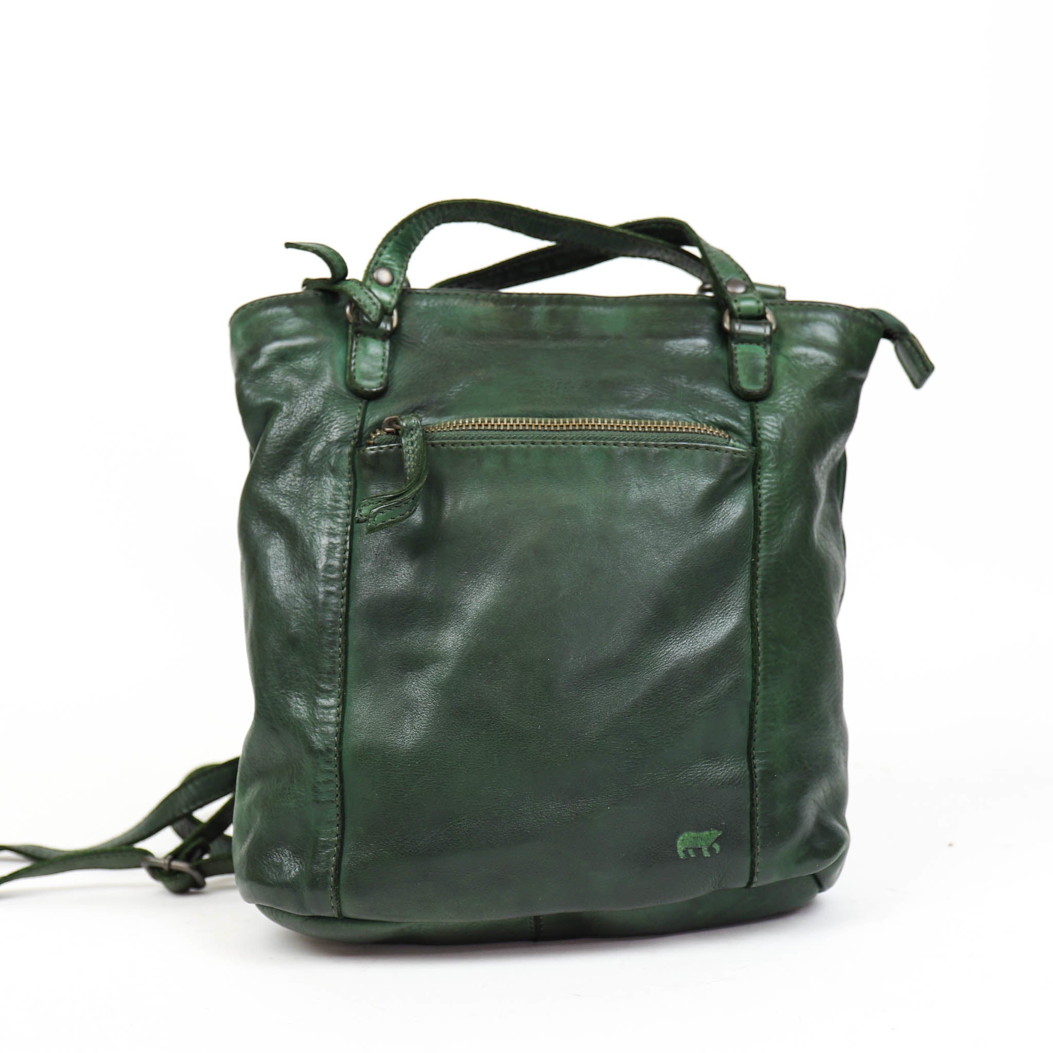 Backpack/shoulder bag 'Sandy' green
