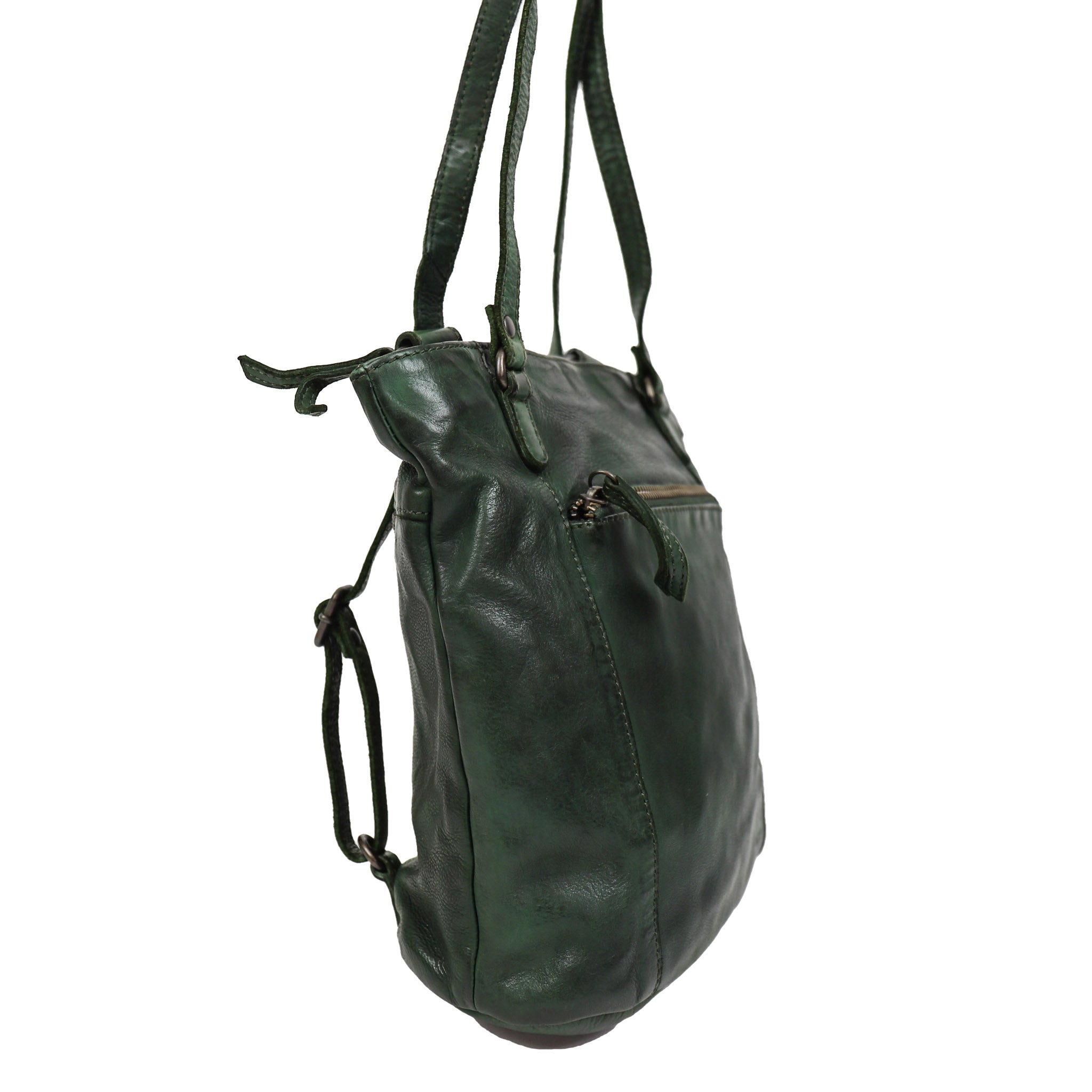 Backpack/shoulder bag 'Sandy' green