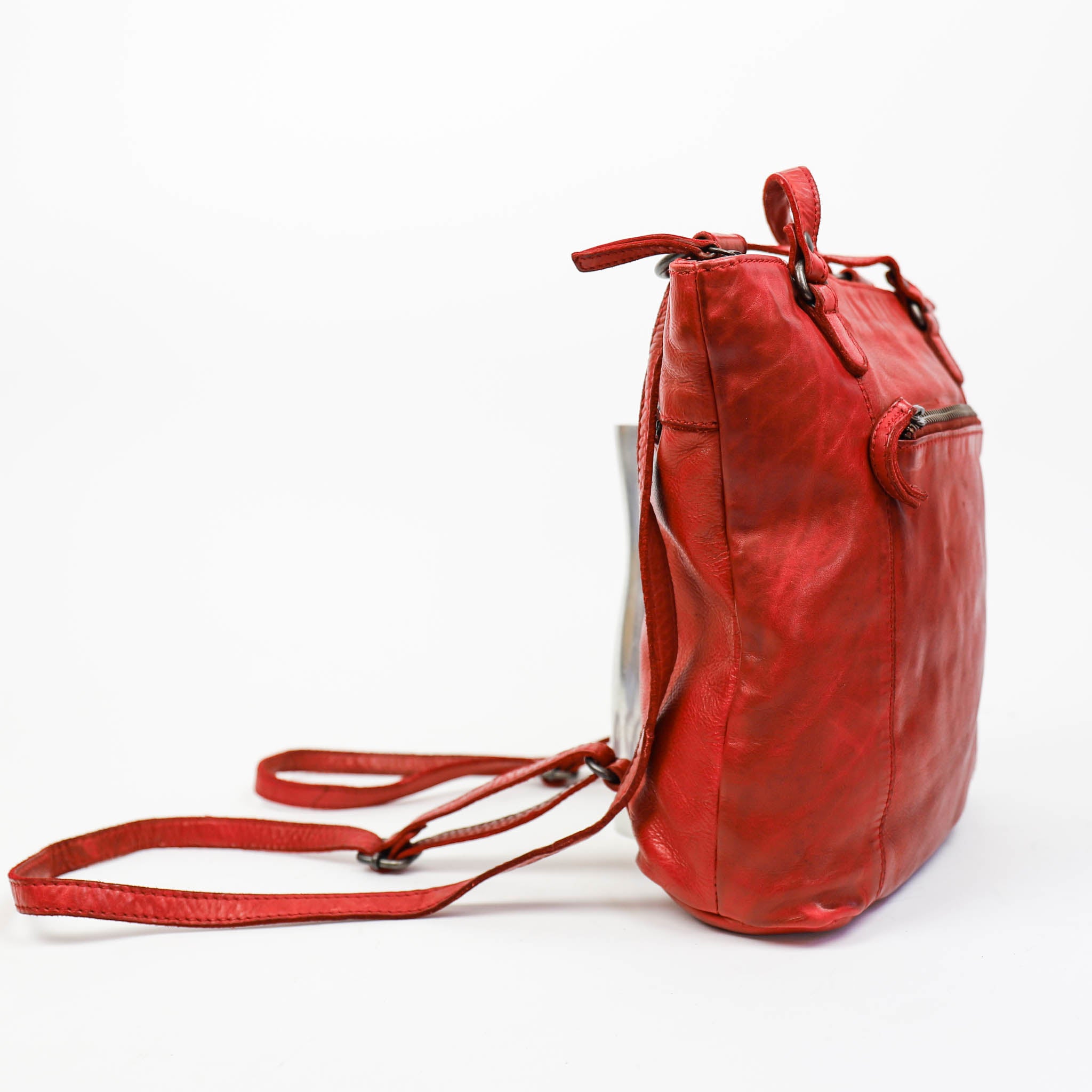 Backpack/shoulder bag 'Sandy' red
