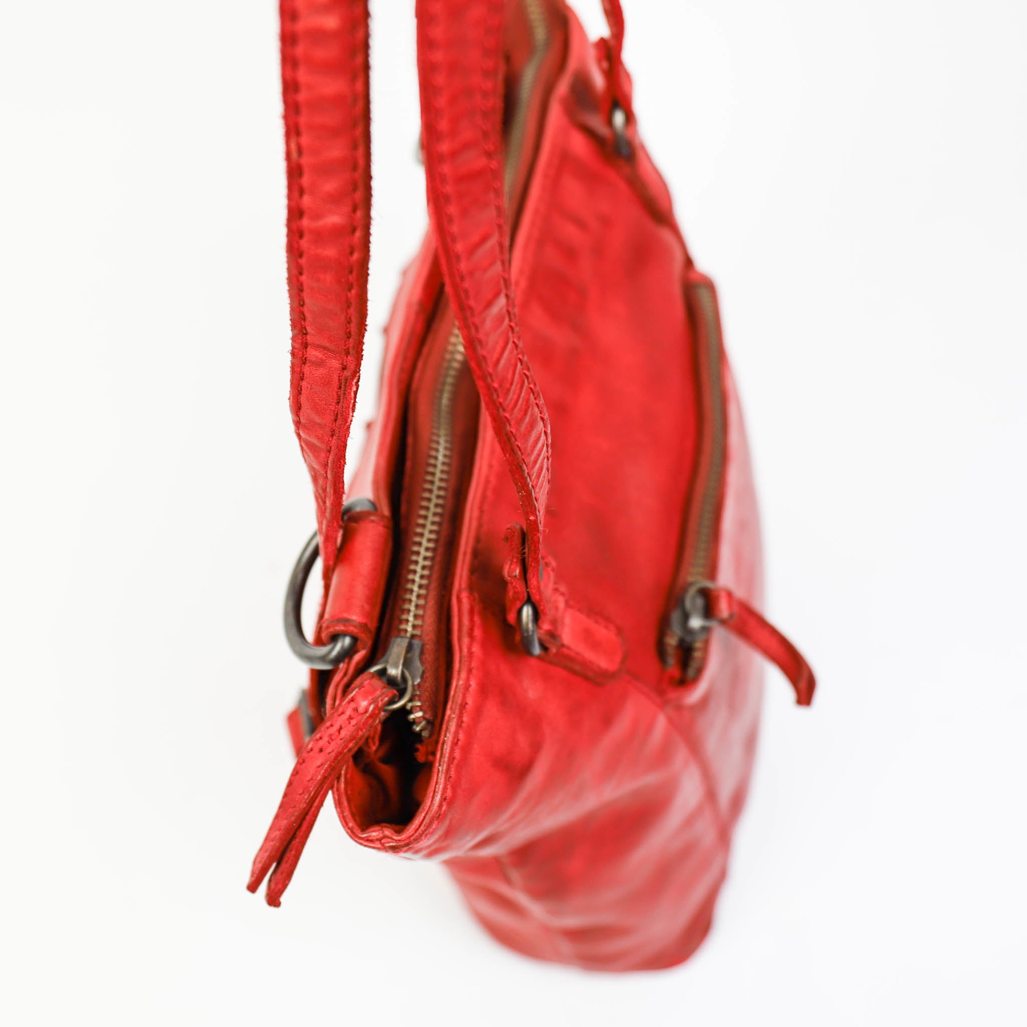 Backpack/shoulder bag 'Sandy' red