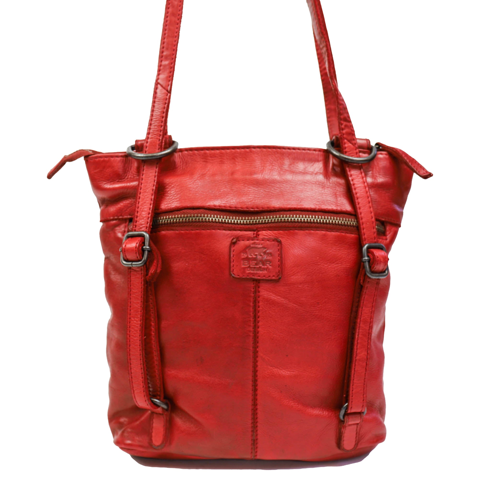 Backpack/shoulder bag 'Sandy' red