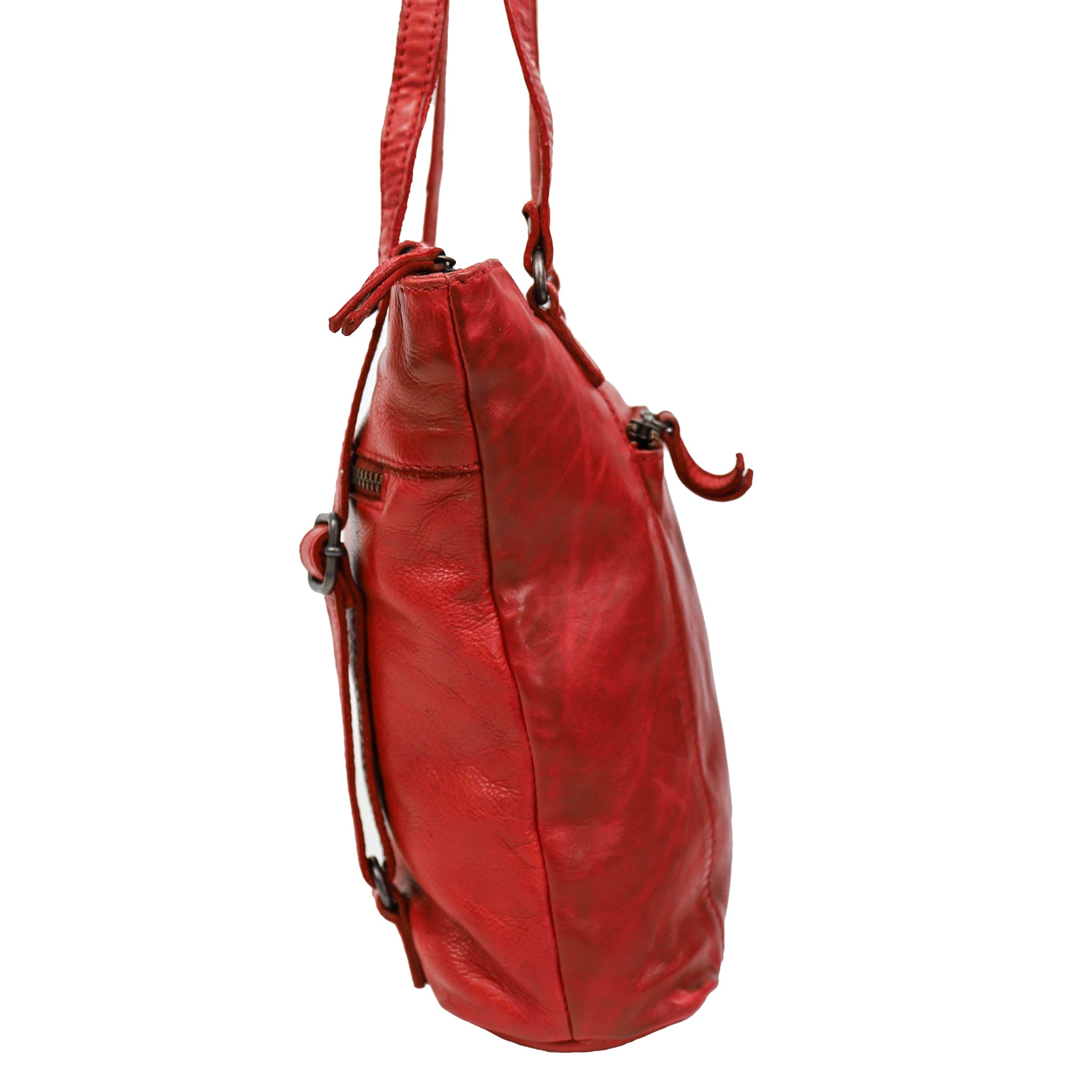Backpack/shoulder bag 'Sandy' red