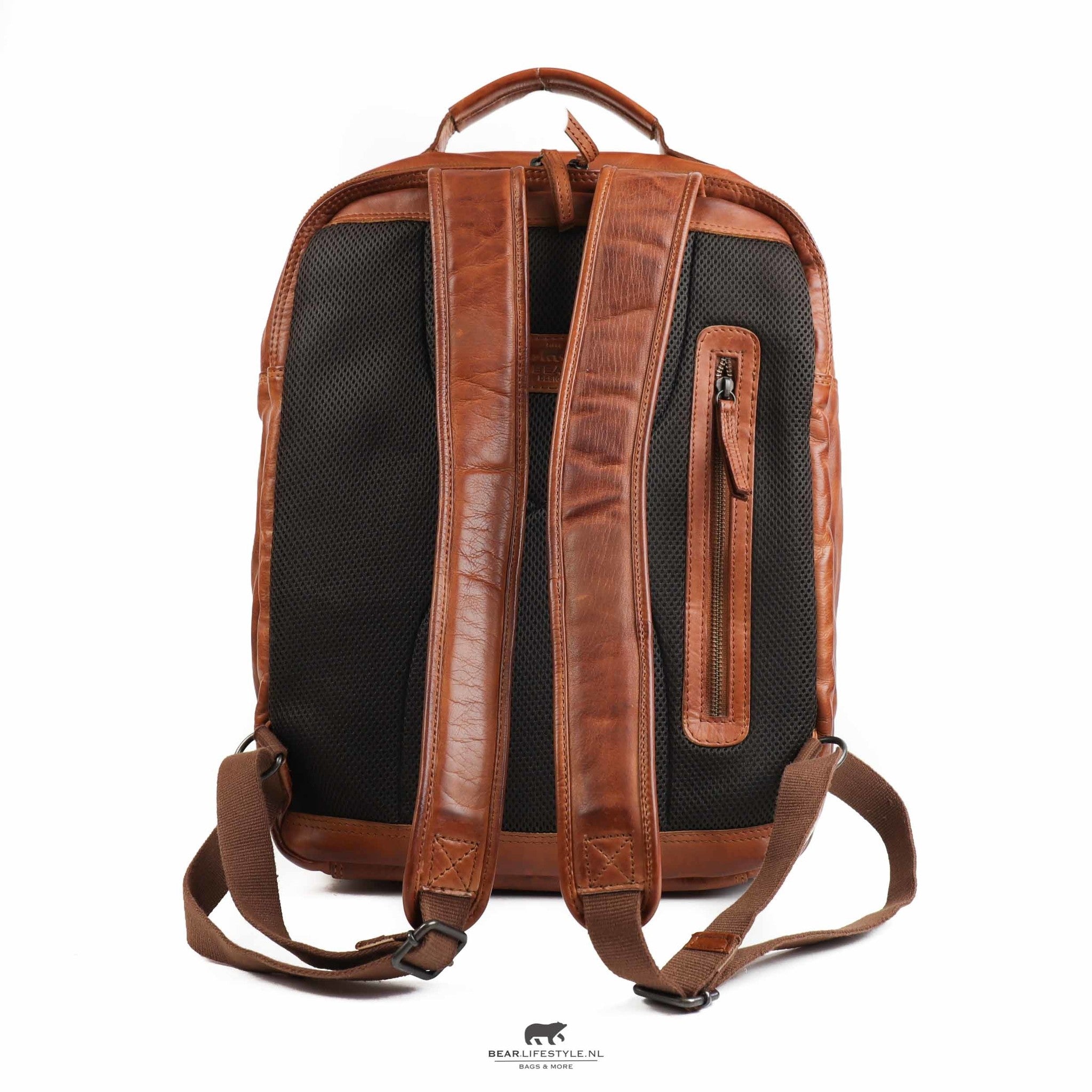 Rugzak 'Ties' cognac - CL 40848