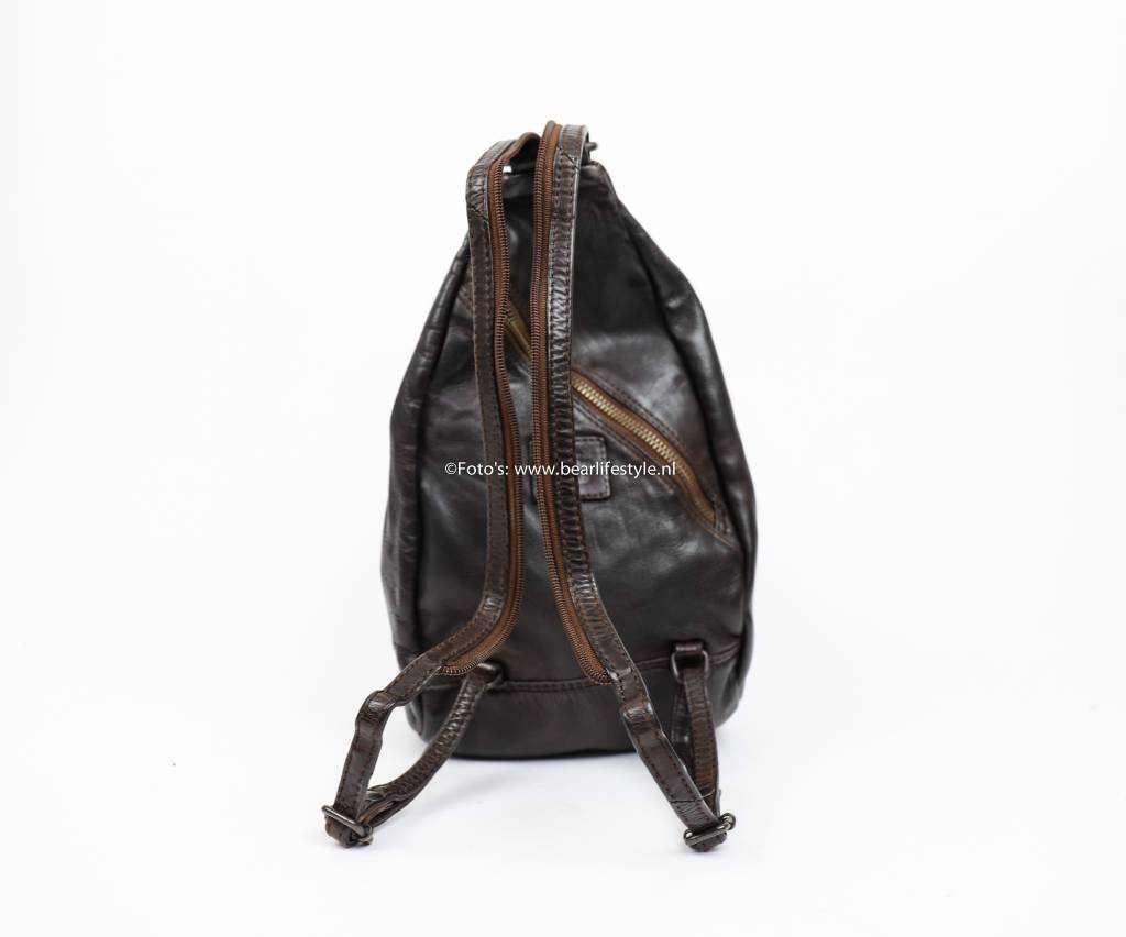 Backpack 'Hannie' dark brown