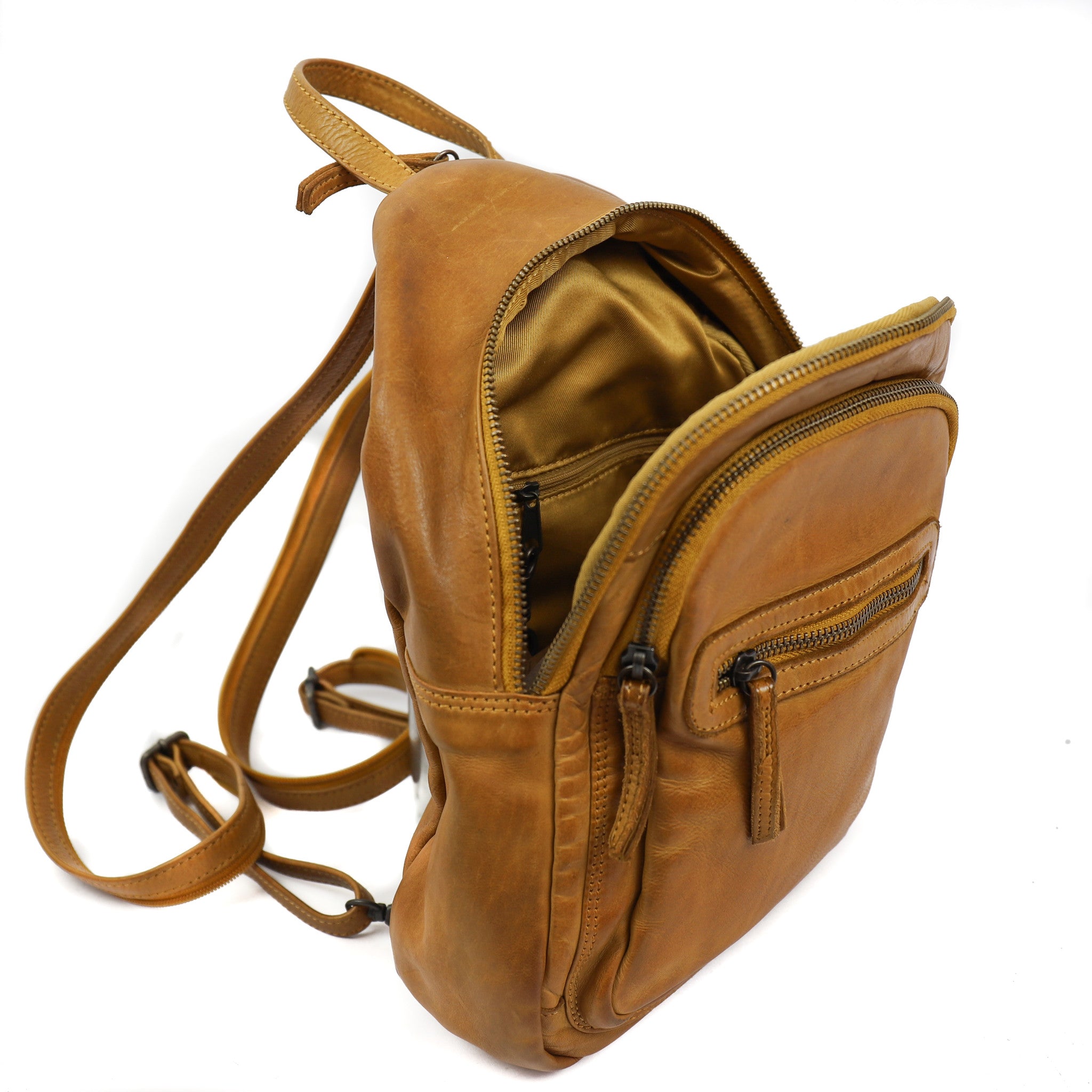 Backpack 'Joy' ochre yellow