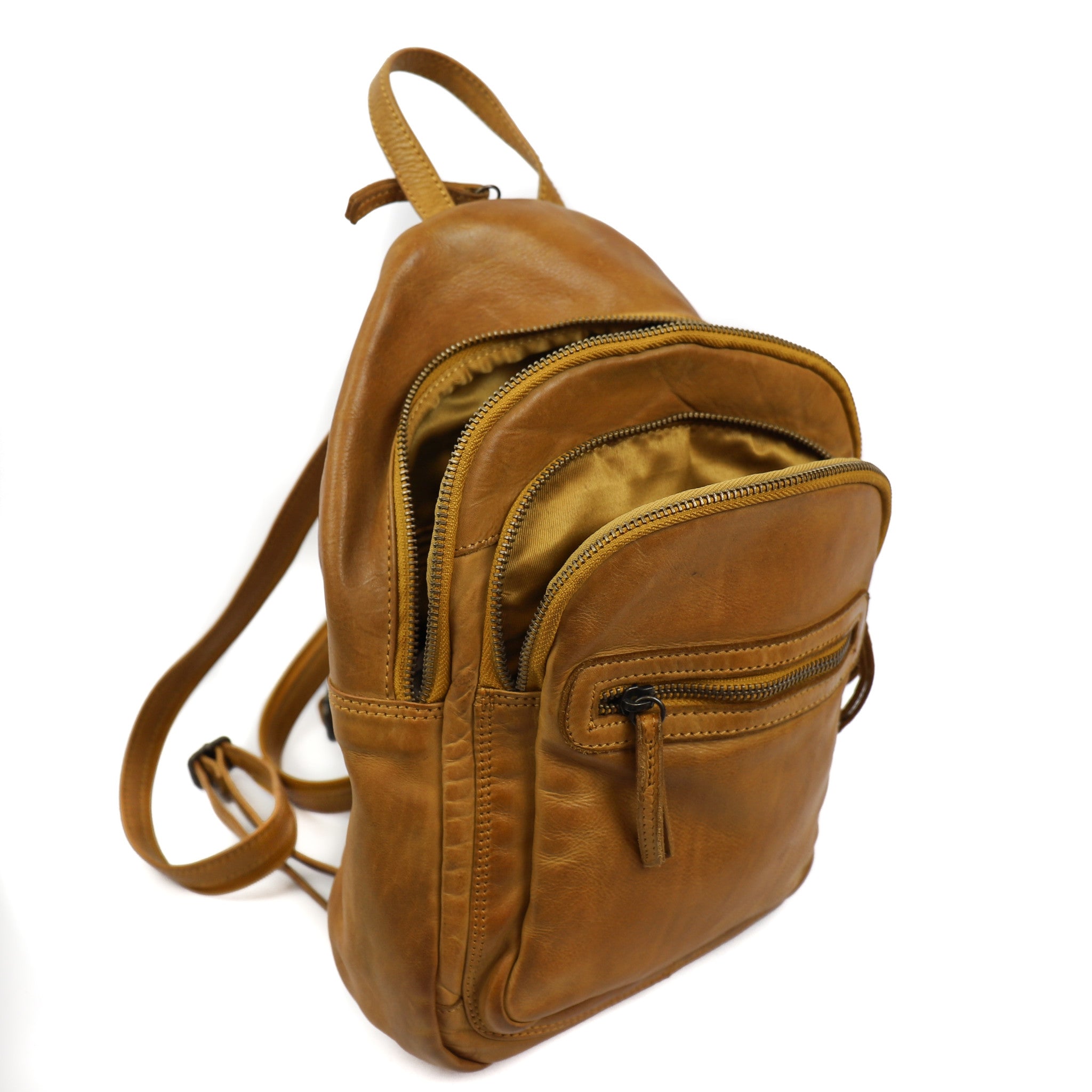 Backpack 'Joy' ochre yellow