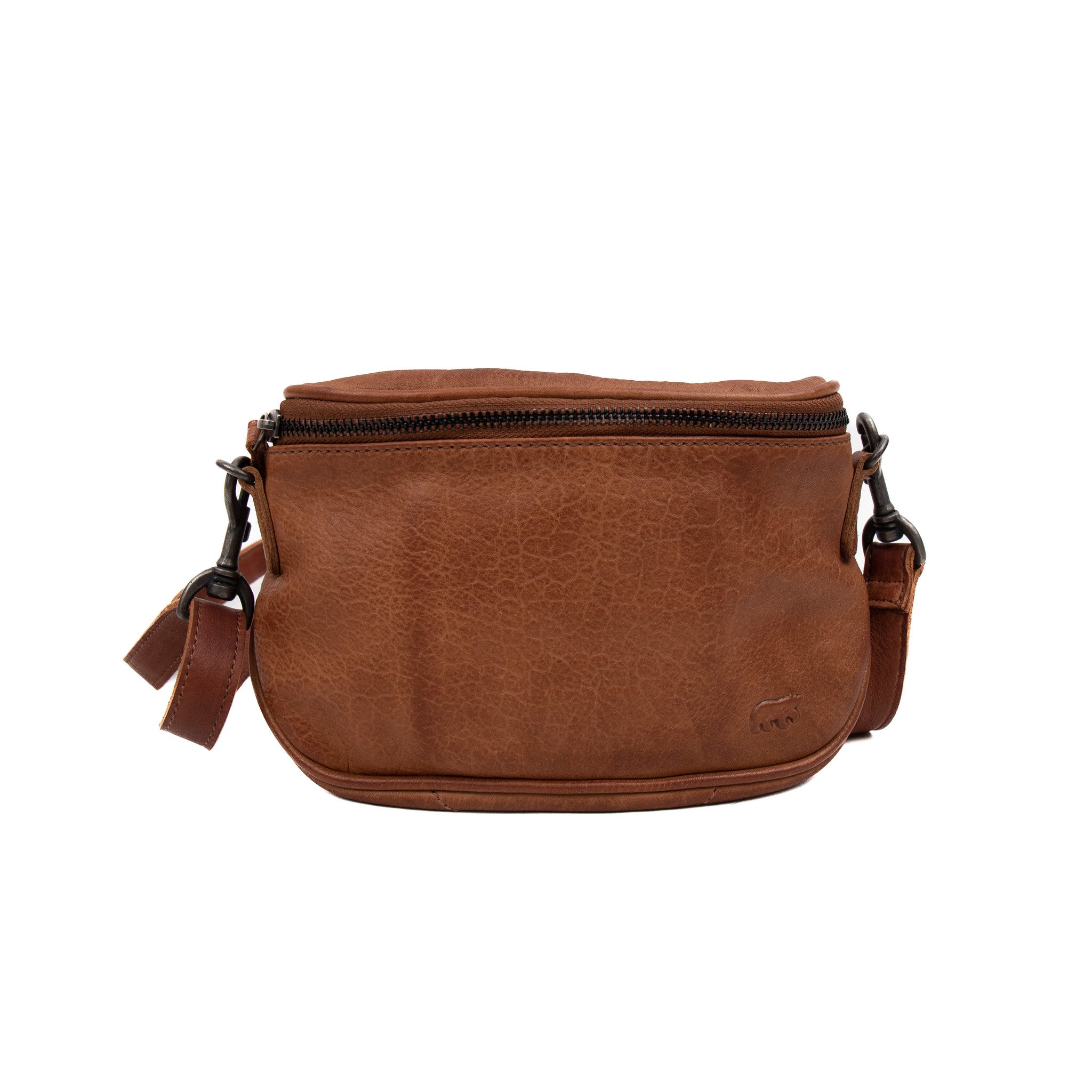 Schouder-/heuptas 'Mick' cognac - CP 2338