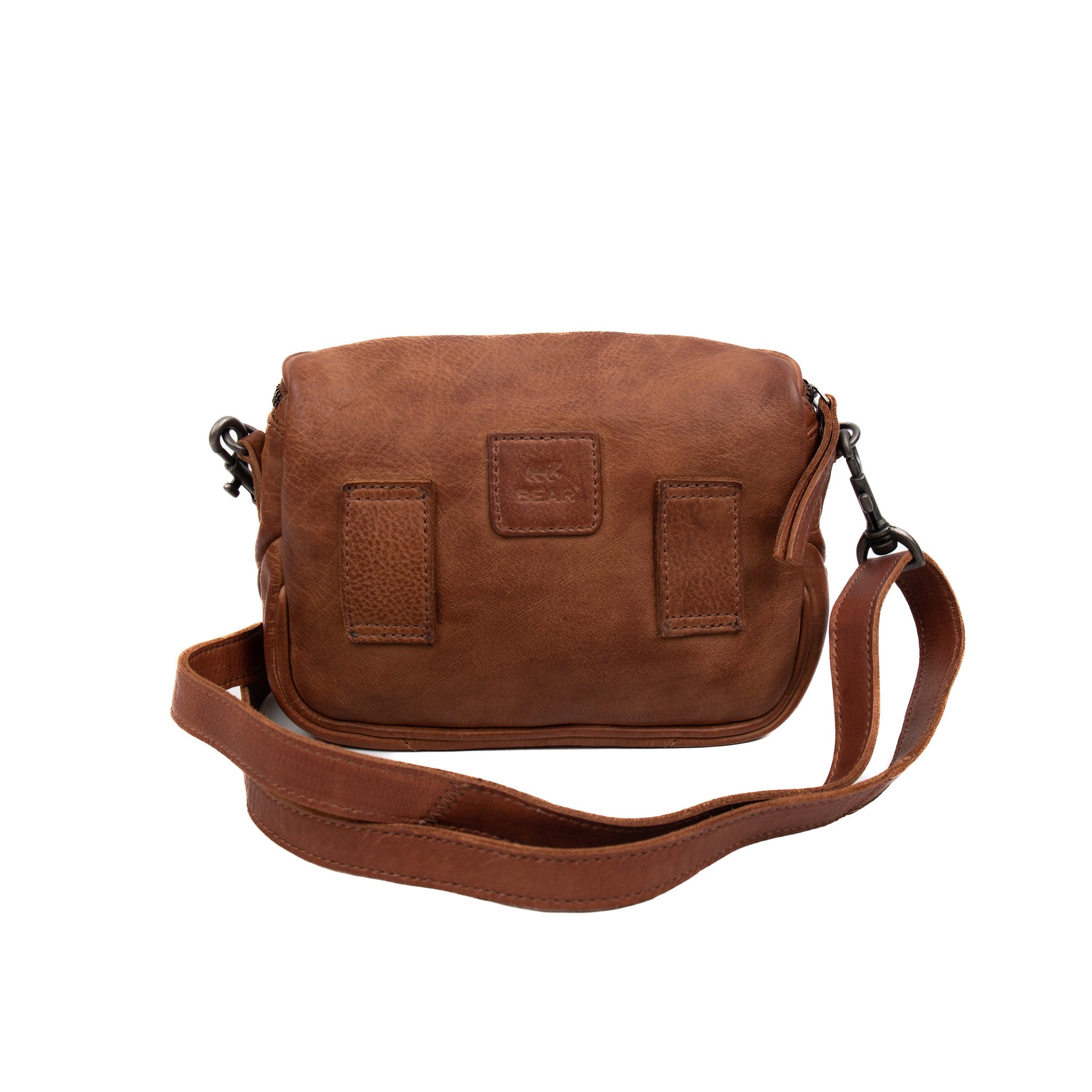 Schouder-/heuptas 'Mick' cognac - CP 2338