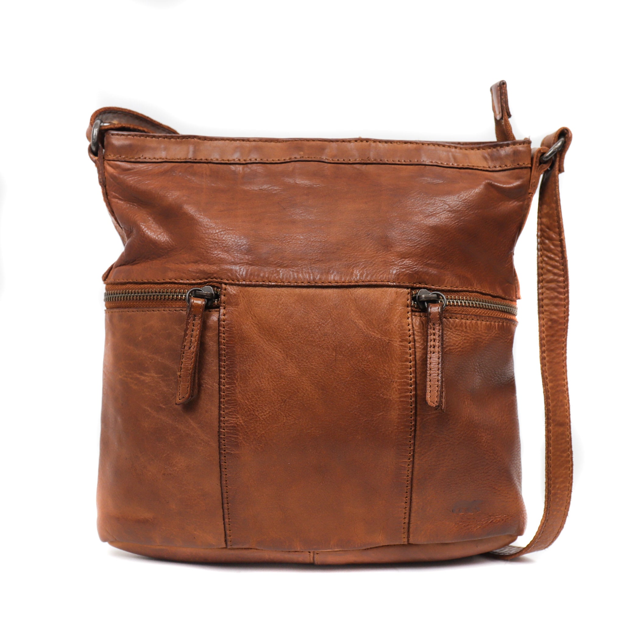 Shoulder bag 'Chessi' cognac - CL 35556