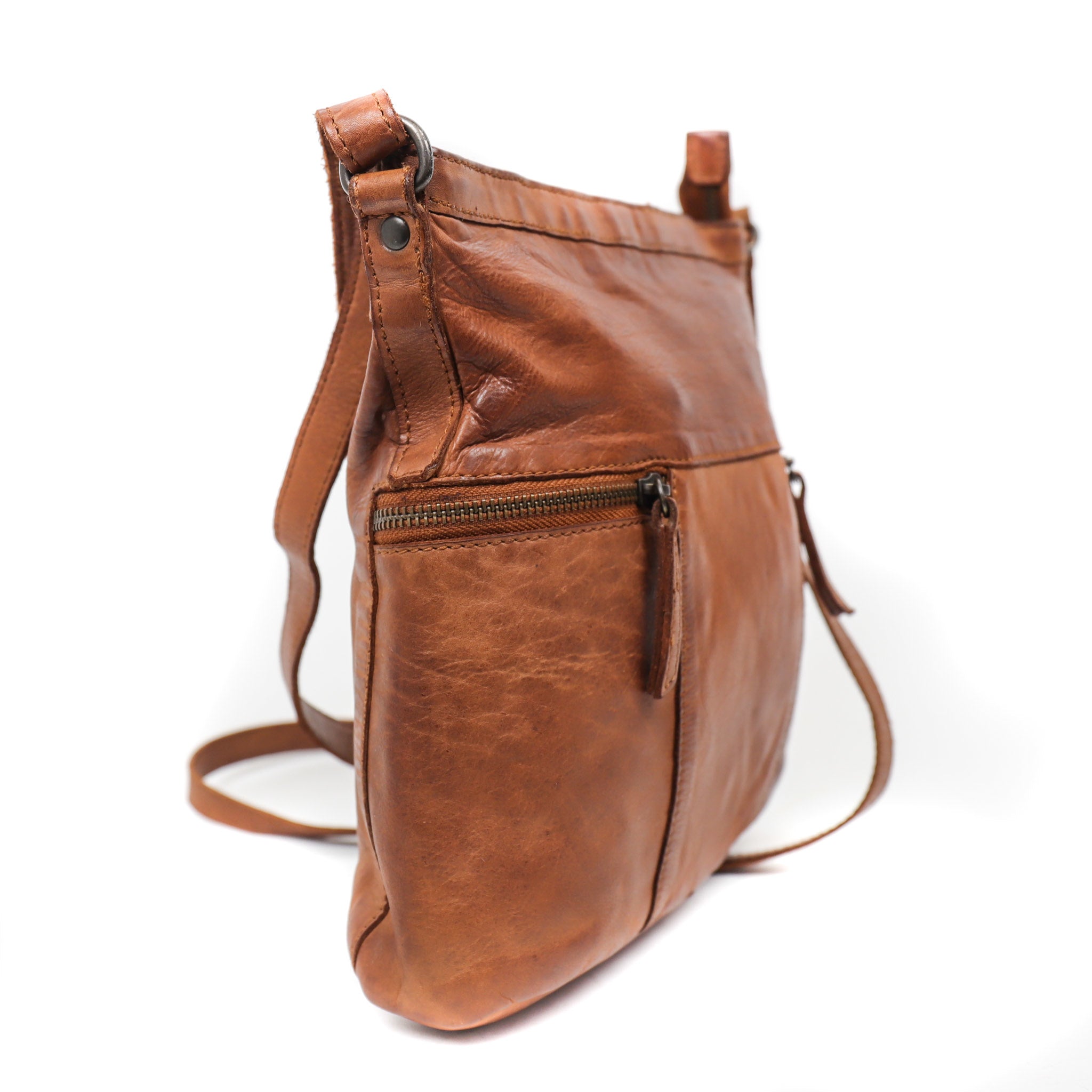 Shoulder bag 'Chessi' cognac - CL 35556