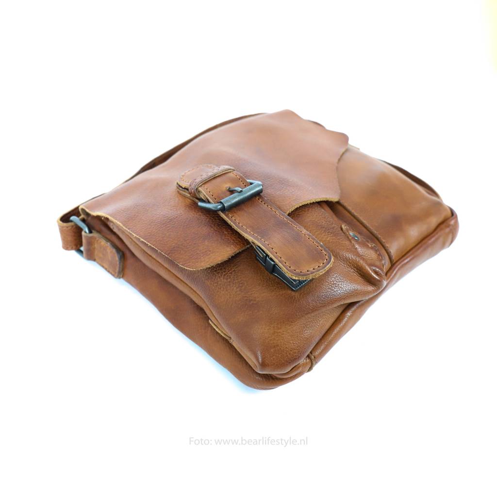 Shoulder bag 'Lauro' cognac