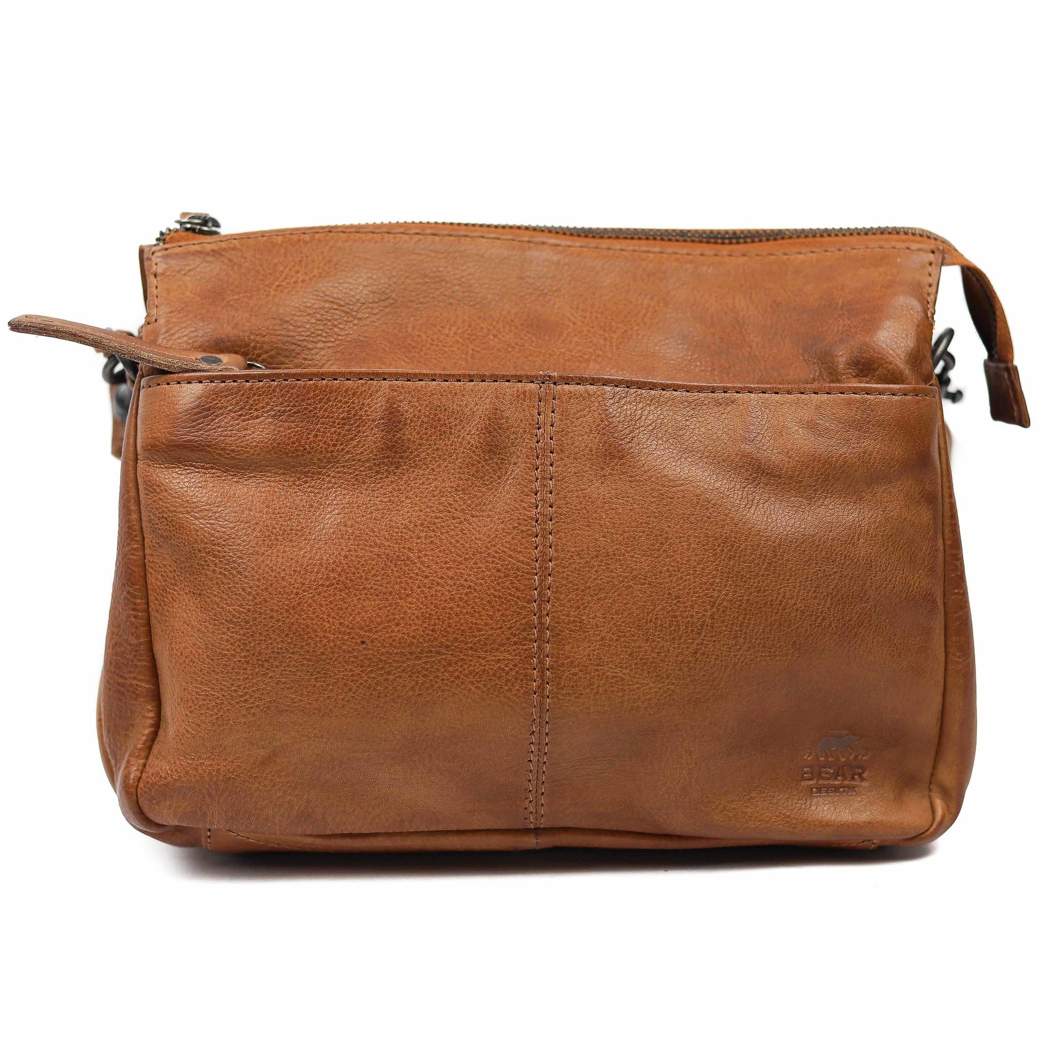 Schoudertas 'Natascha' cognac - CP 1743