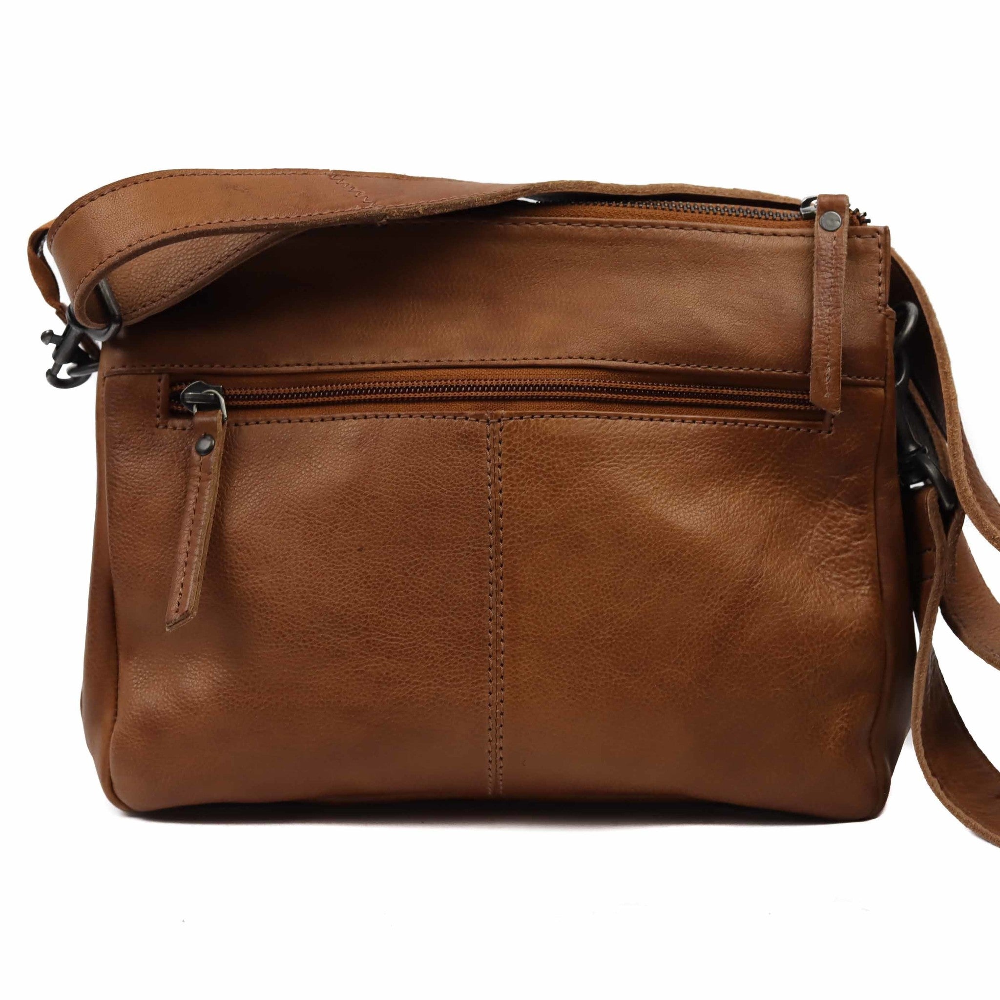 Schoudertas 'Natascha' cognac - CP 1743
