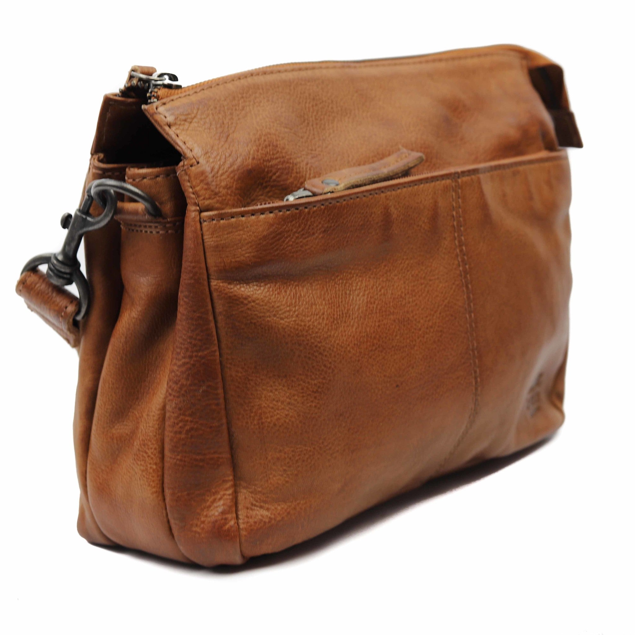 Schoudertas 'Natascha' cognac - CP 1743