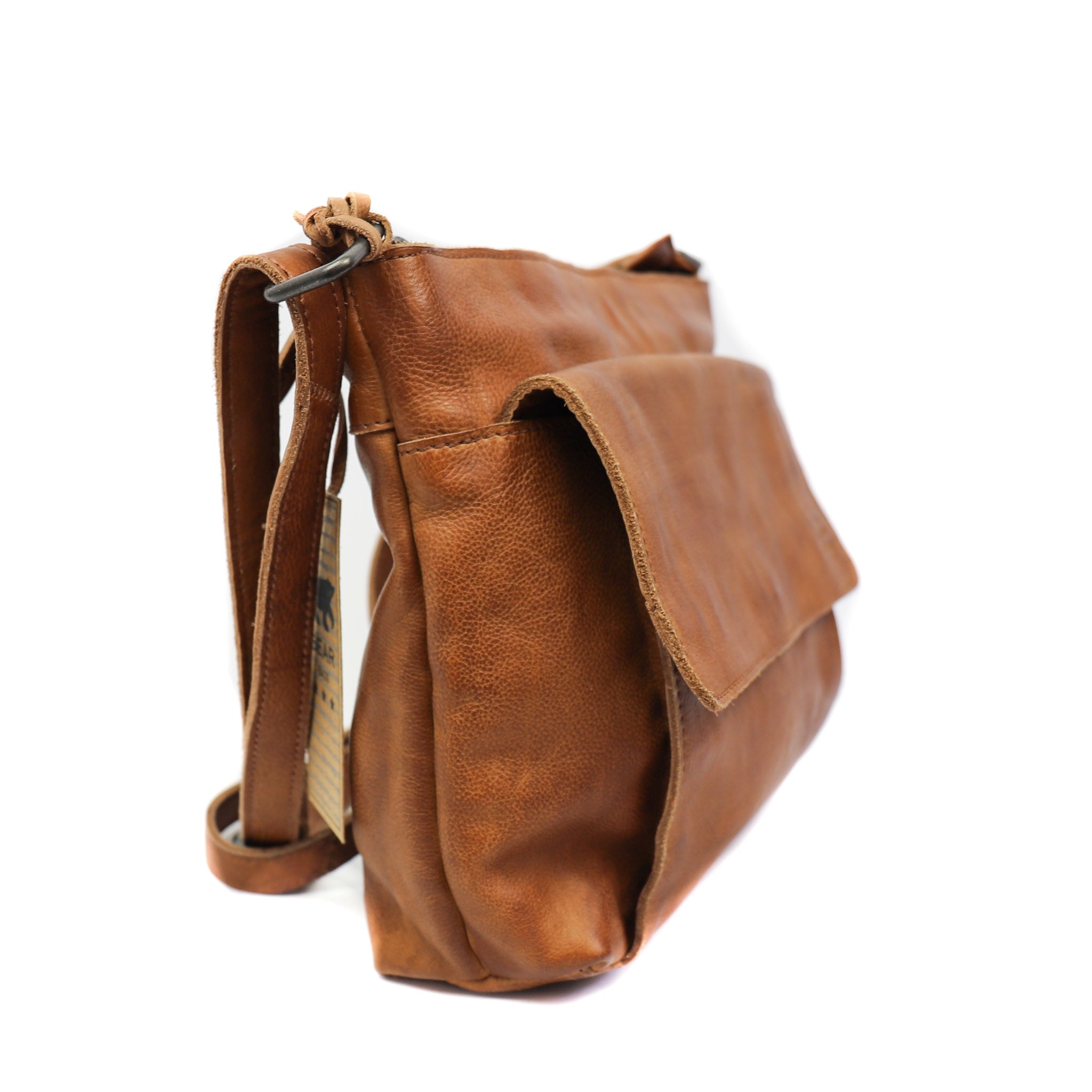 Schoudertas 'Rai' cognac - CP 6007