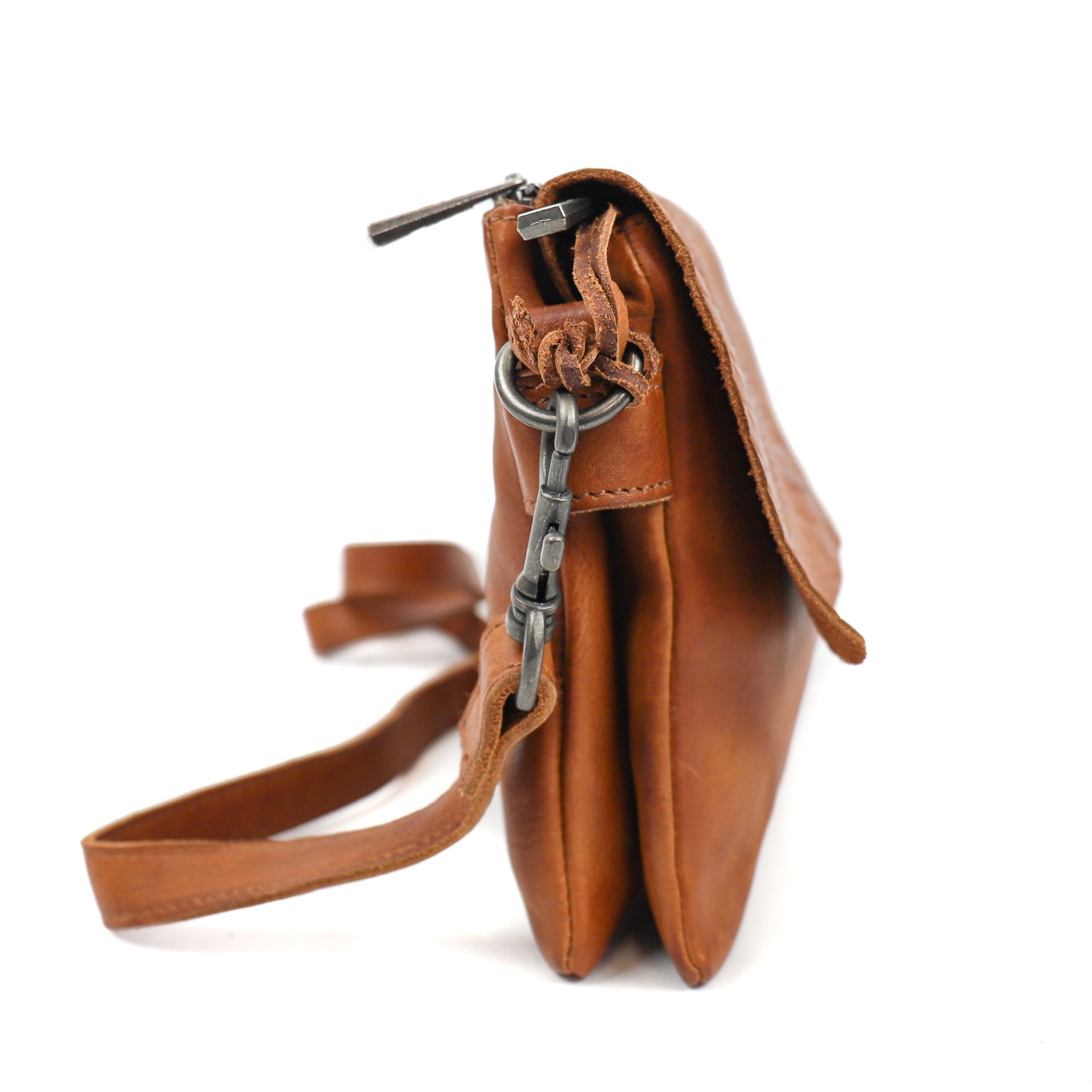 Schoudertasje 'Billy' cognac