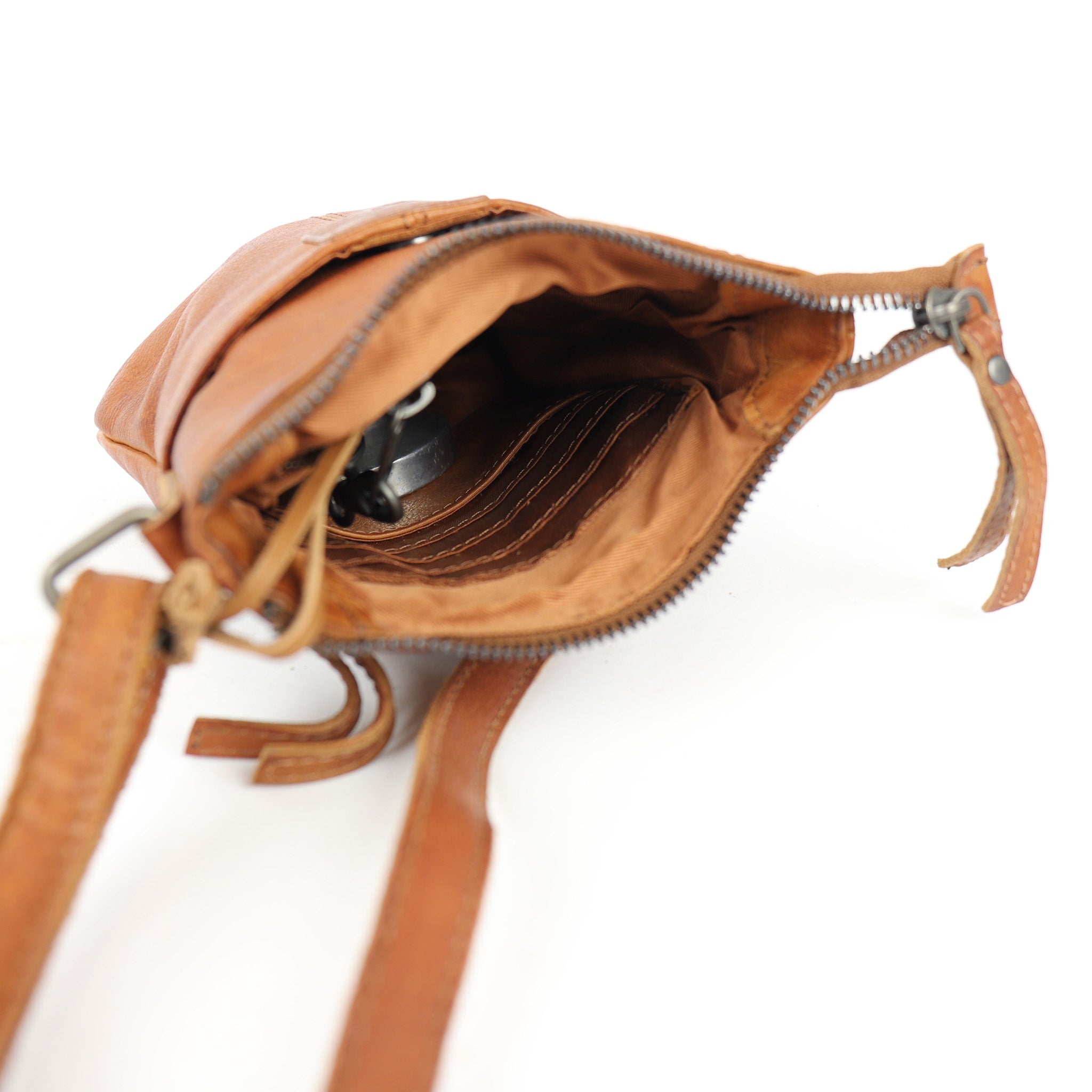 Shoulder bag 'Davide' cognac