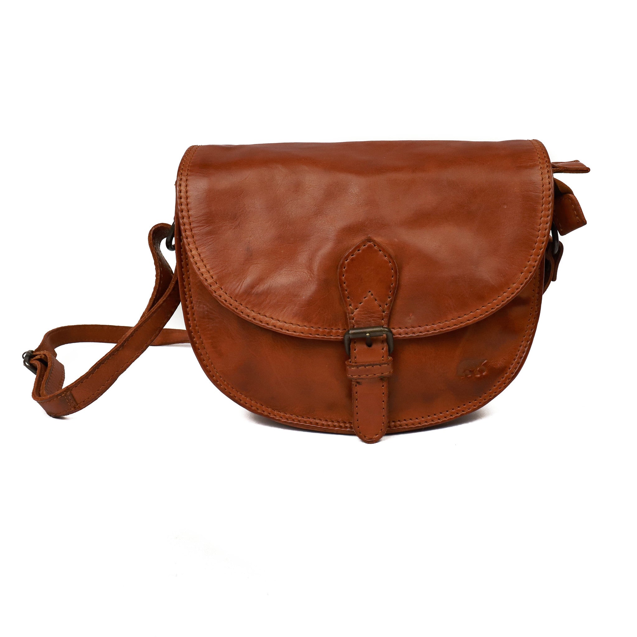 Shoulder bag 'Gigi' cognac - CL 41770