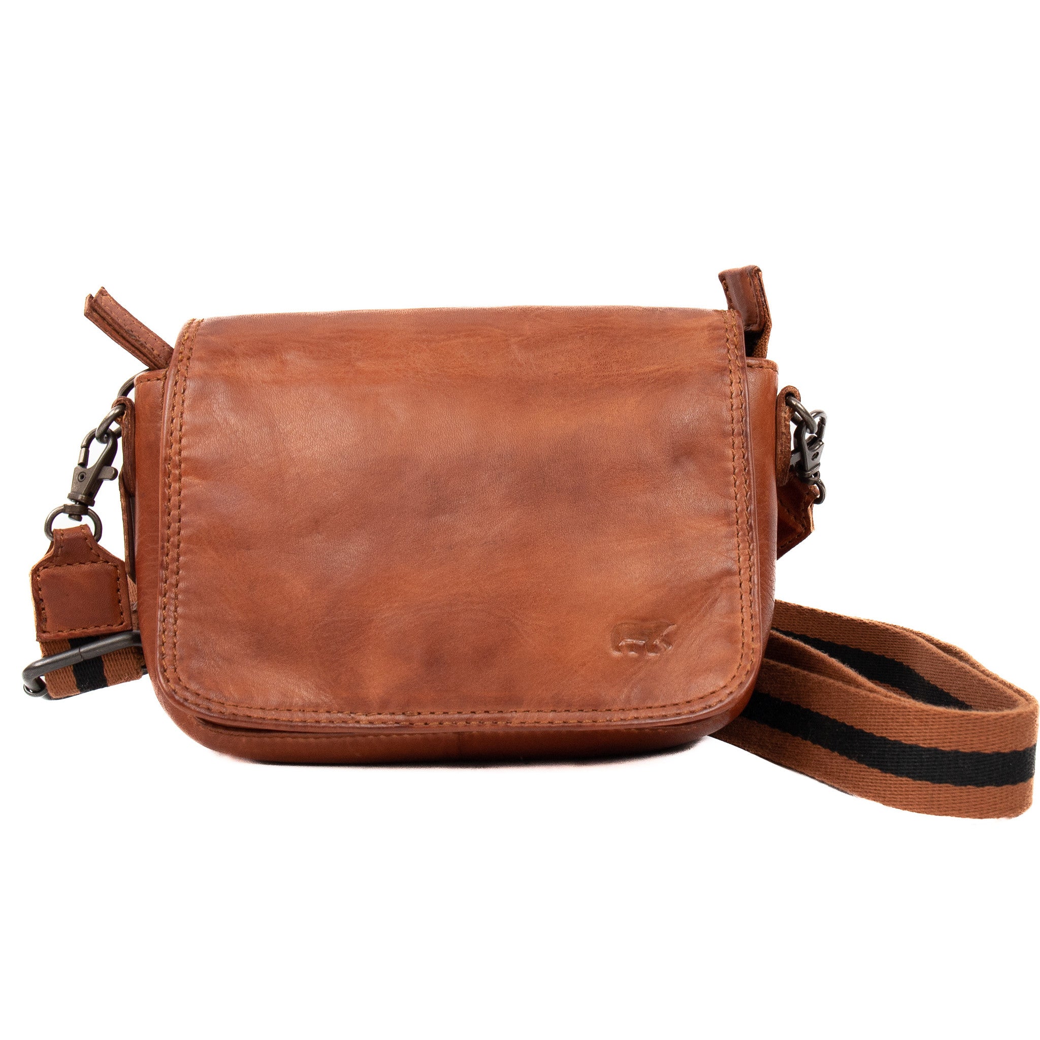 Schoudertasje 'Giulia' cognac - CL 41354