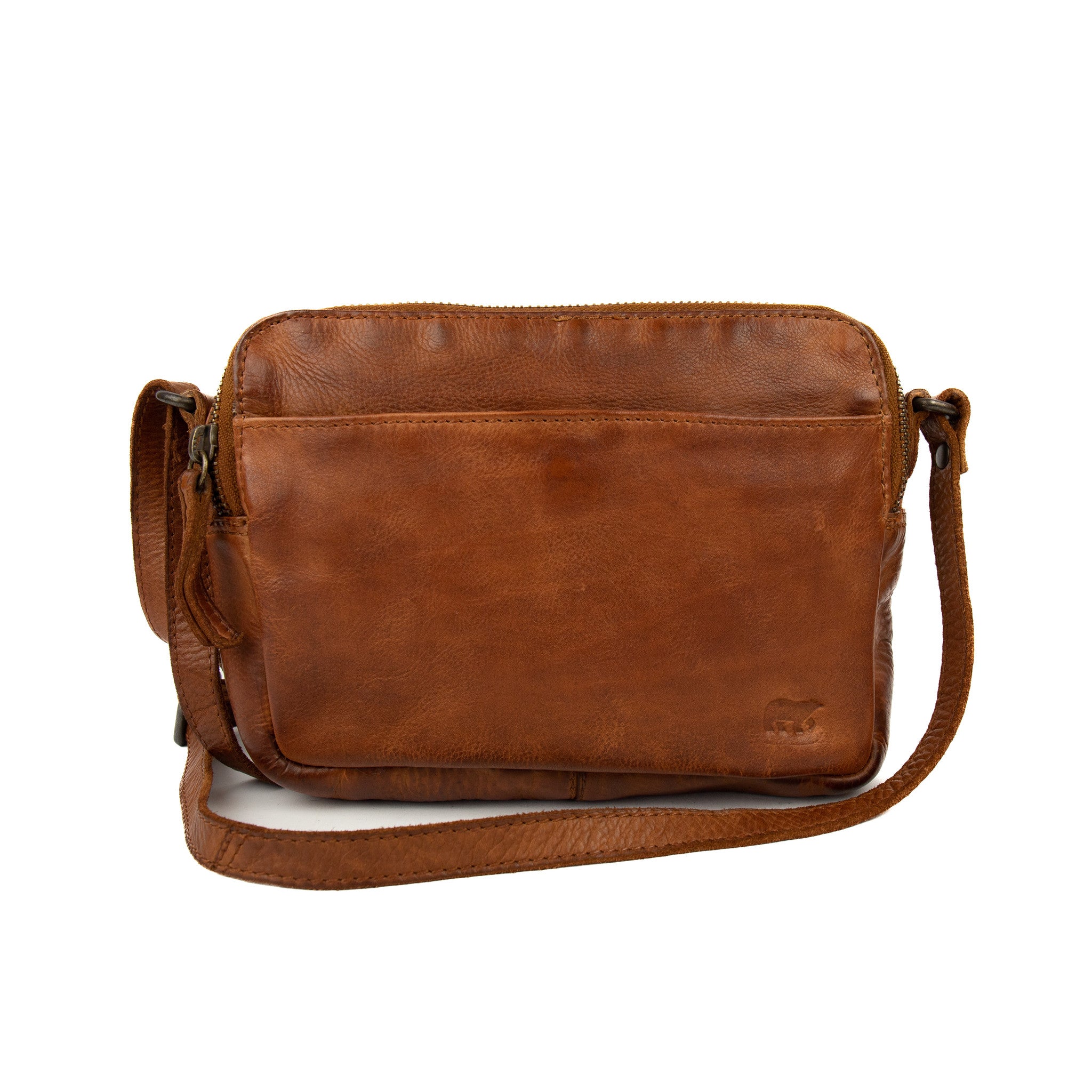 Shoulder bag 'Irem' cognac - CL 42298