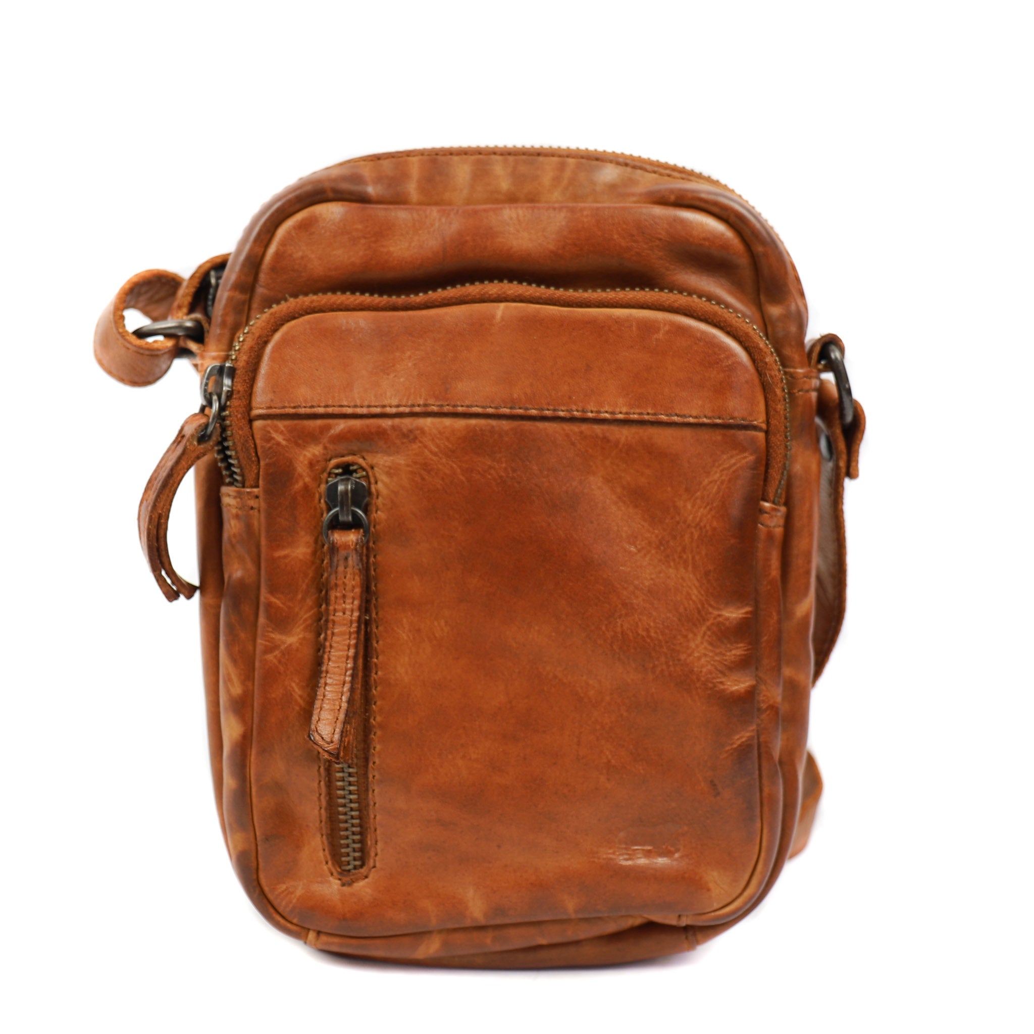 Shoulder bag 'Karin' cognac - CL 5243