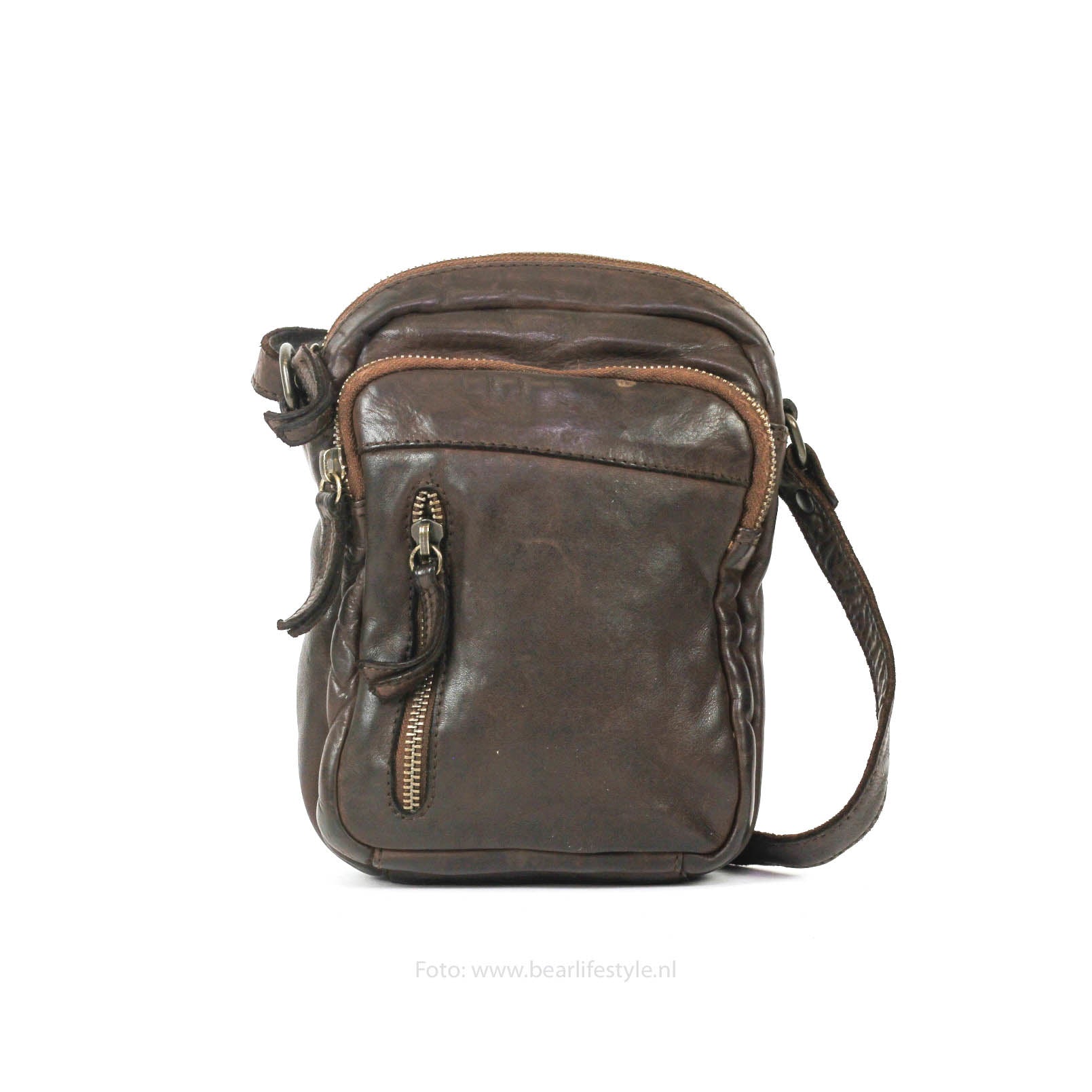 Shoulder bag 'Karin' dark brown - CL 5243