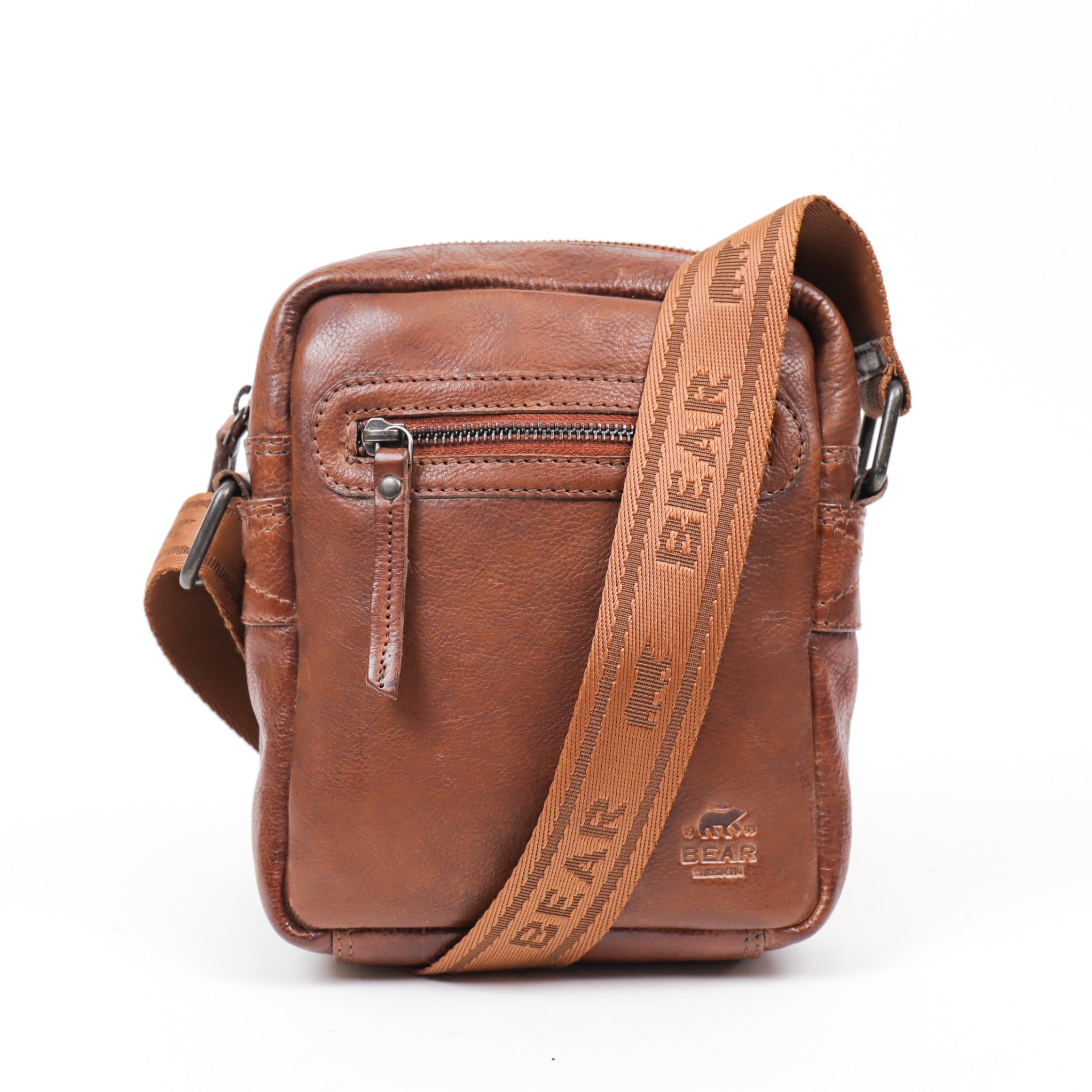 Shoulder bag 'Leonardo' cognac