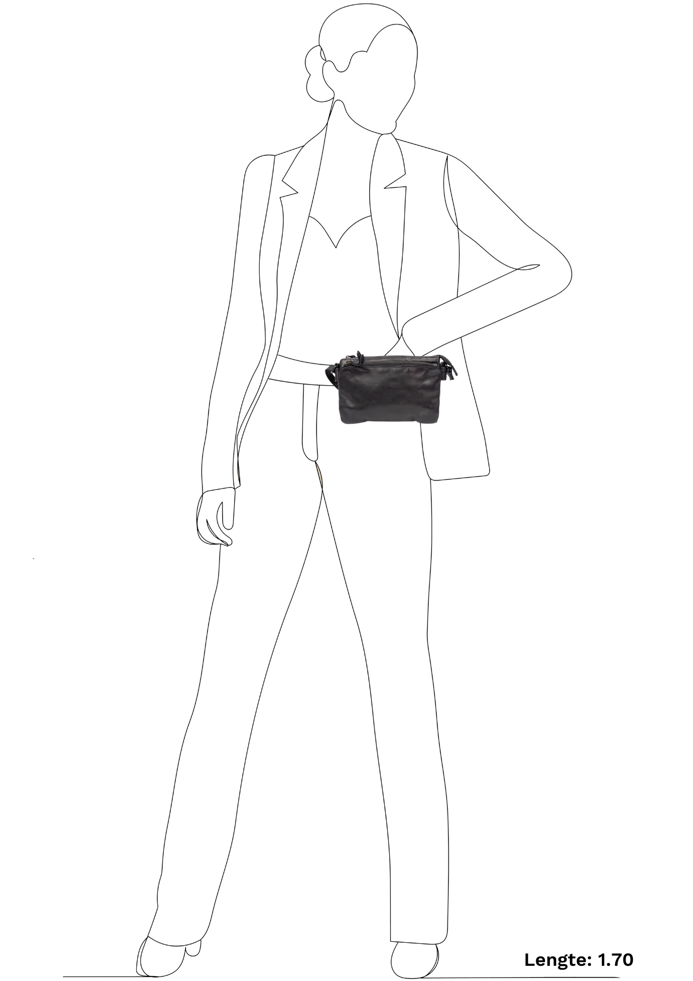 Shoulder bag 'Maithe' black - CL 41703