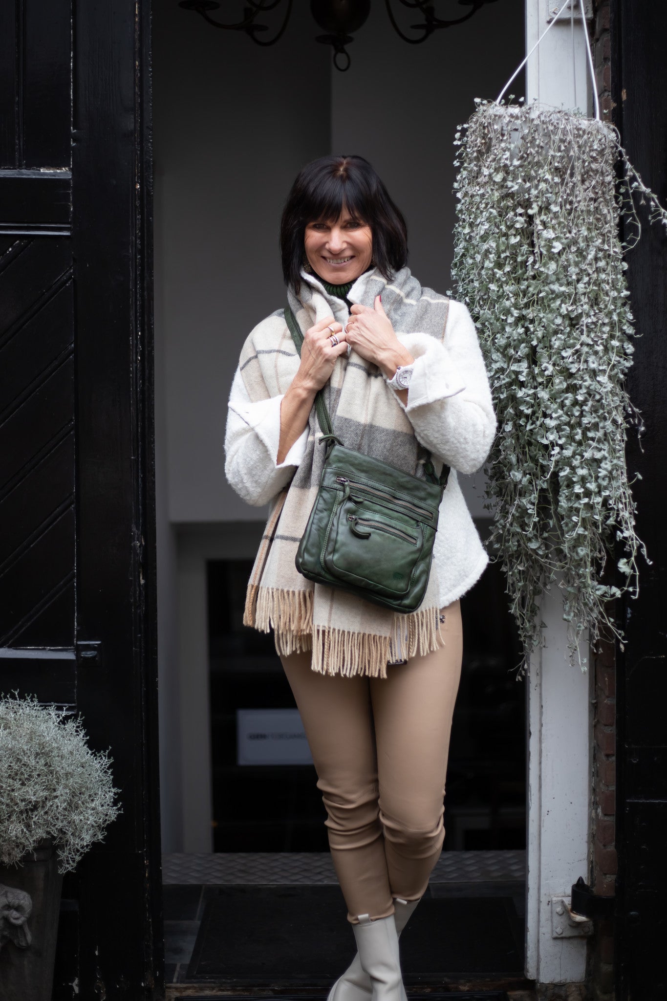 Shoulder bag 'Marion' green