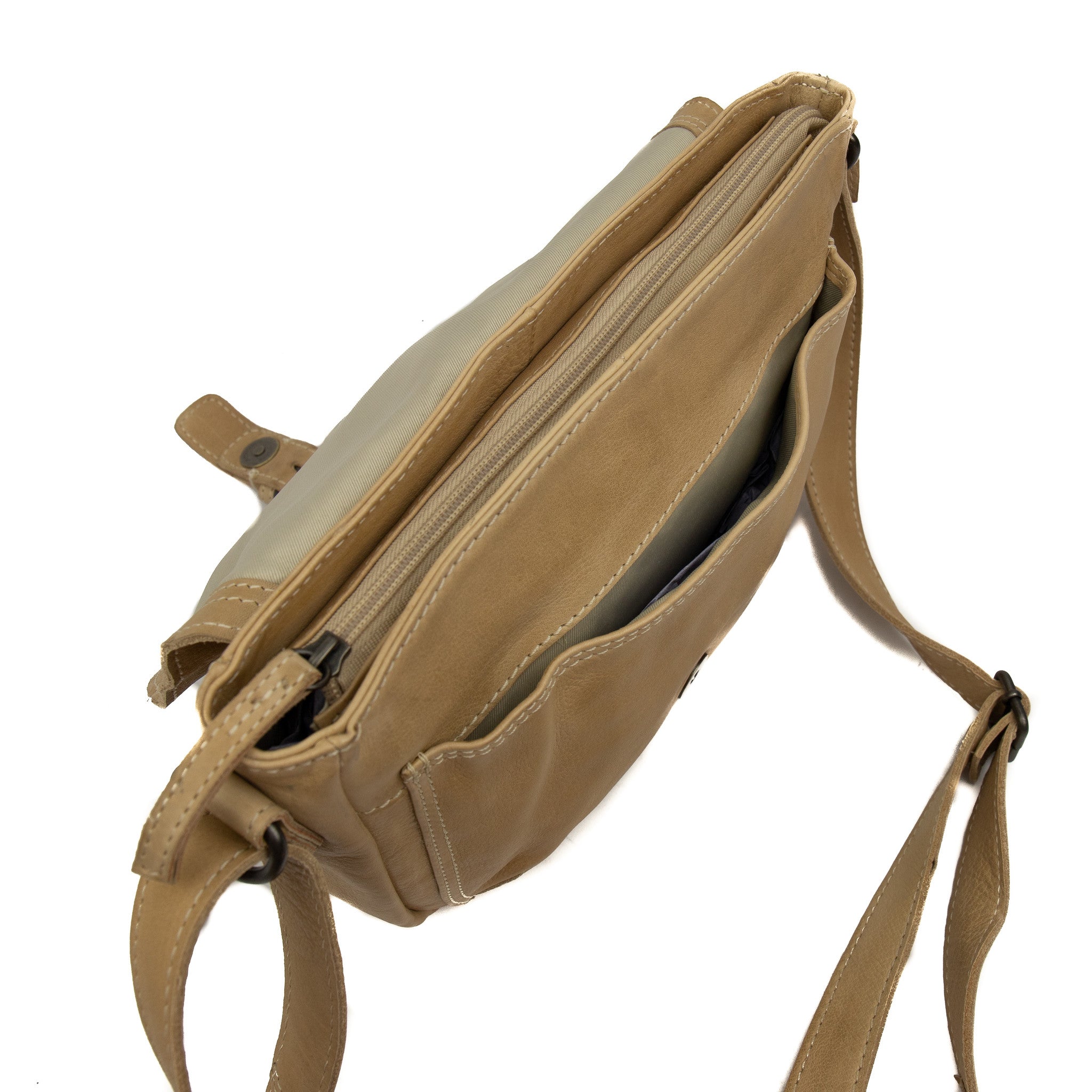 Schoudertasje 'Mattea' beige