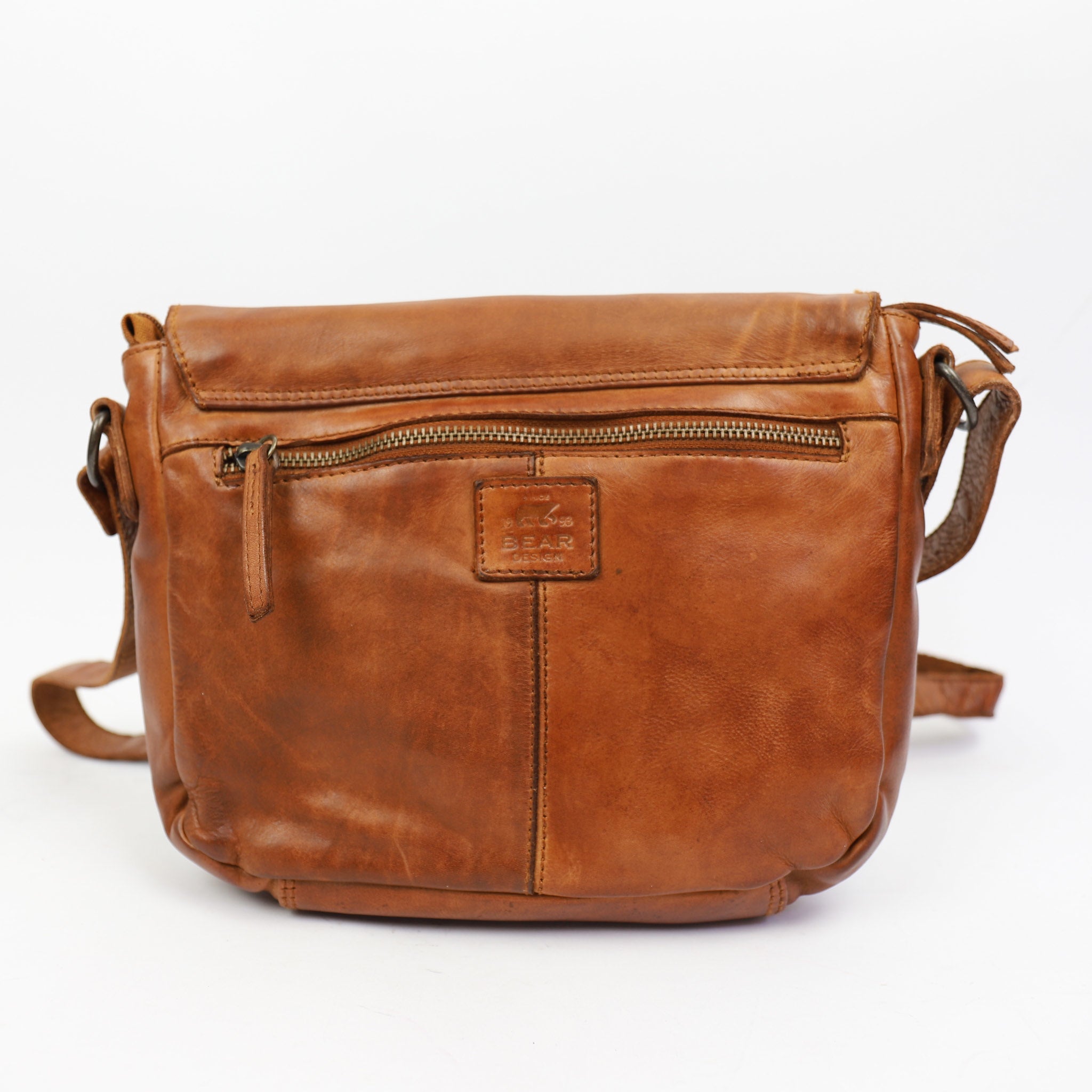 Schoudertasje 'Mattea' cognac