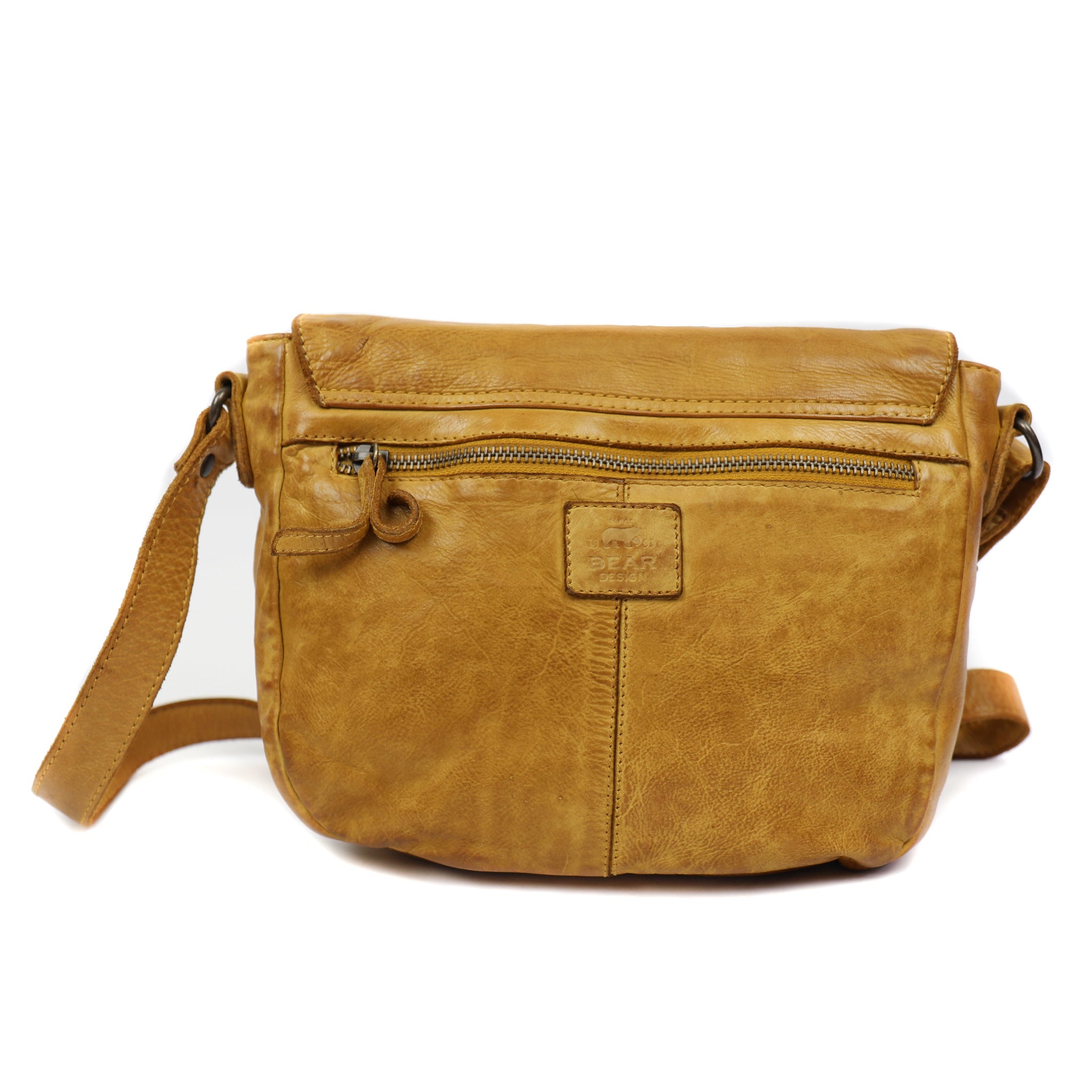 Schoudertasje 'Mattea' geel