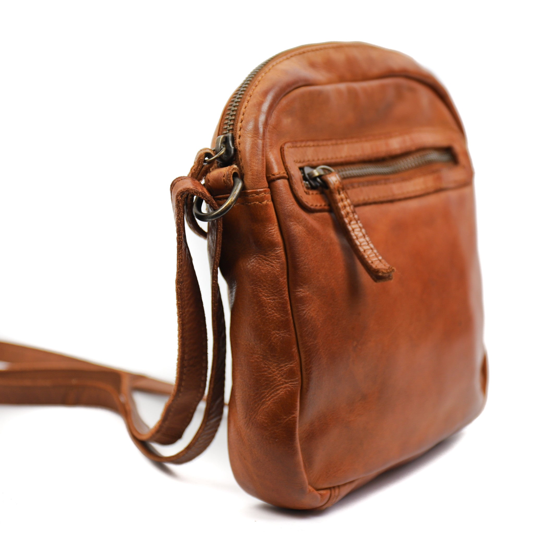 Shoulder bag 'Ray' cognac - CL 35952