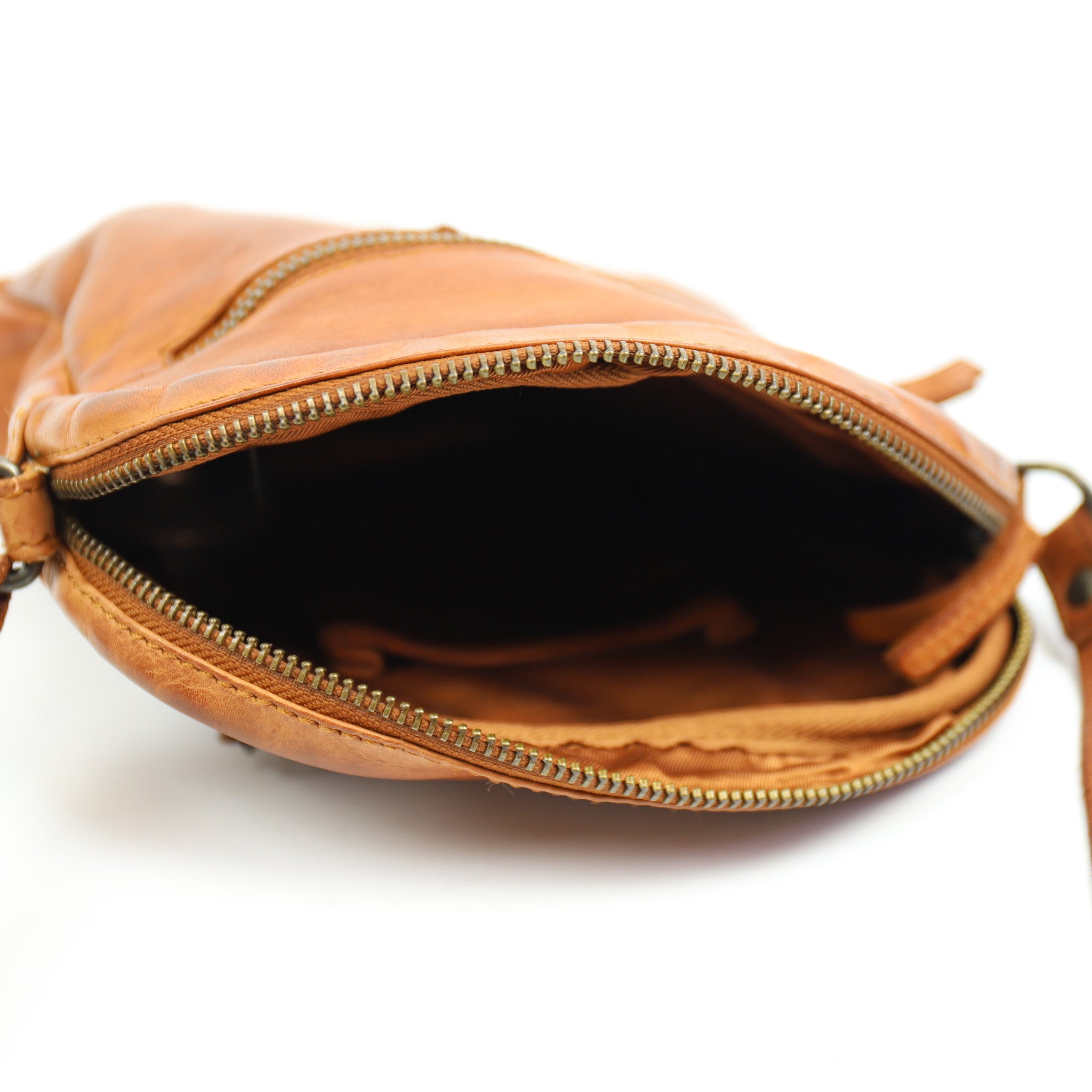 Shoulder bag 'Ray' cognac - CL 35952