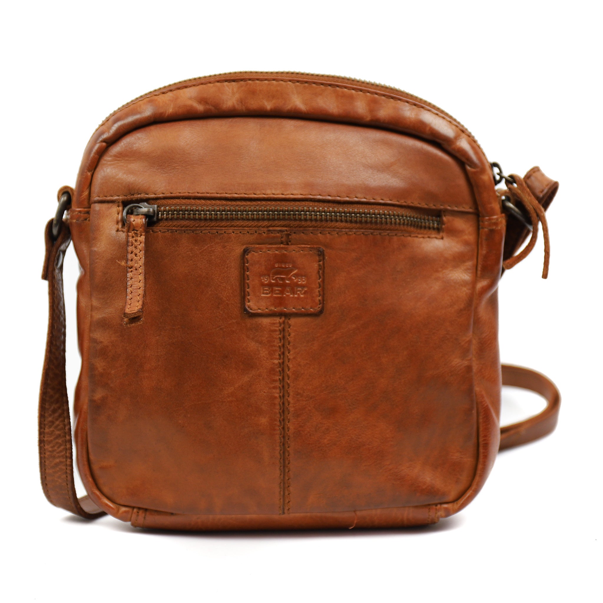 Shoulder bag 'Ray' cognac - CL 35952
