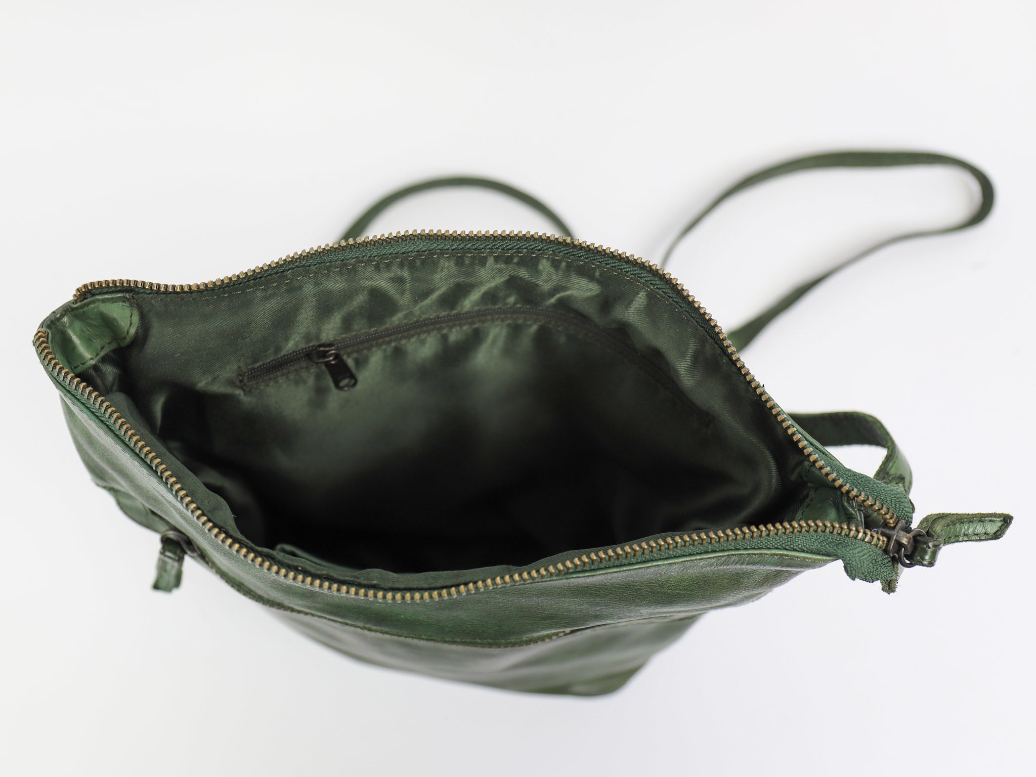 Schoudertasje 'Robin' groen - CL 36438