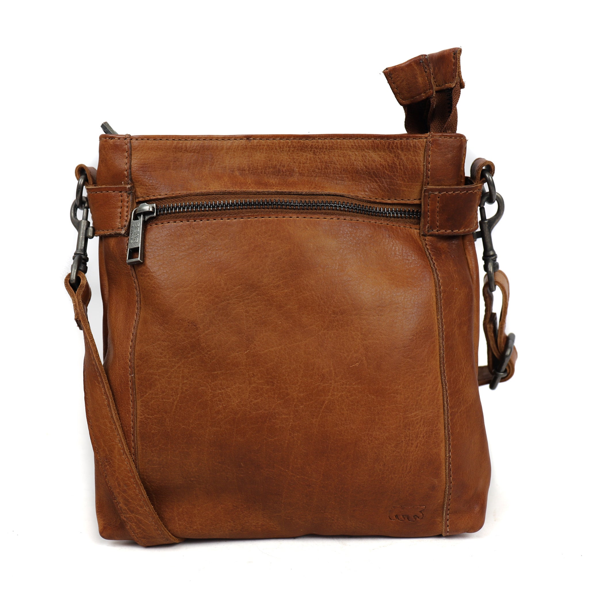 Shoulder bag 'Teppie' cognac - CP 2220