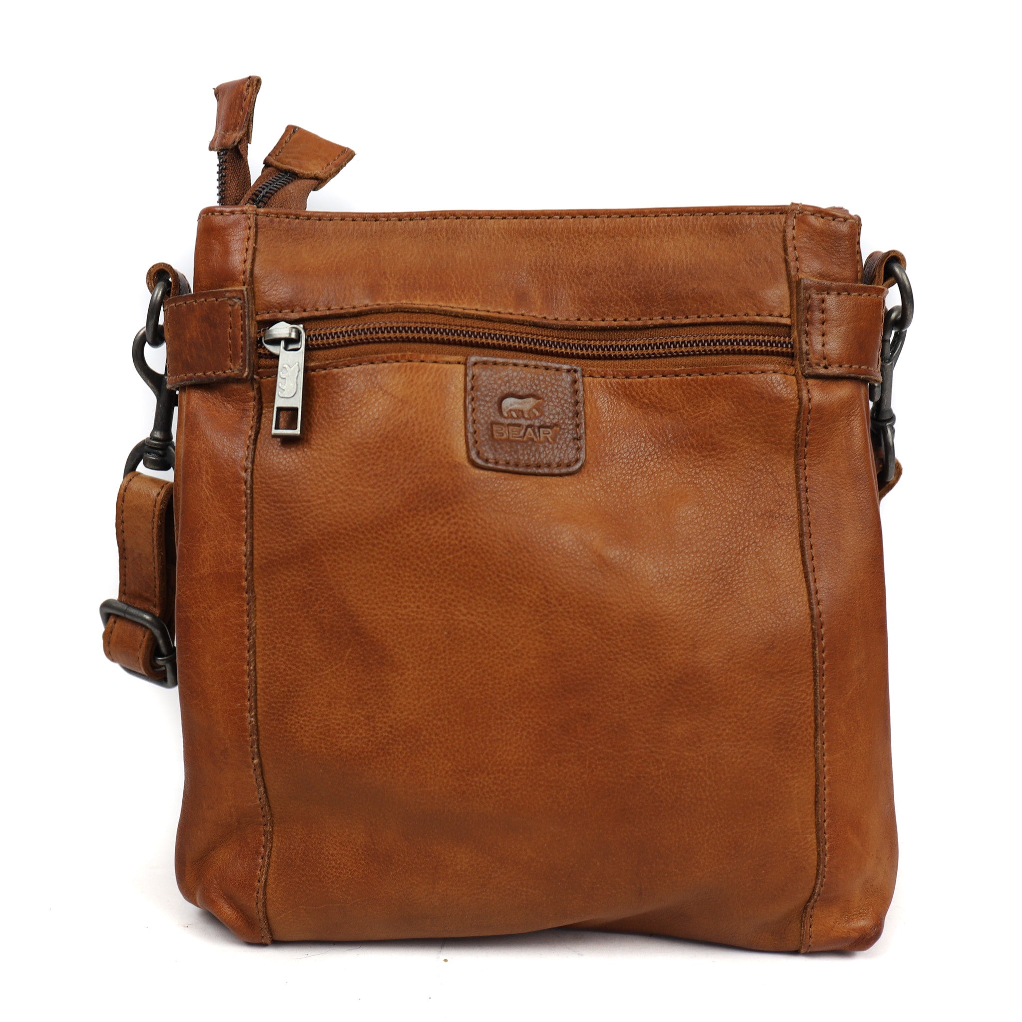 Shoulder bag 'Teppie' cognac - CP 2220