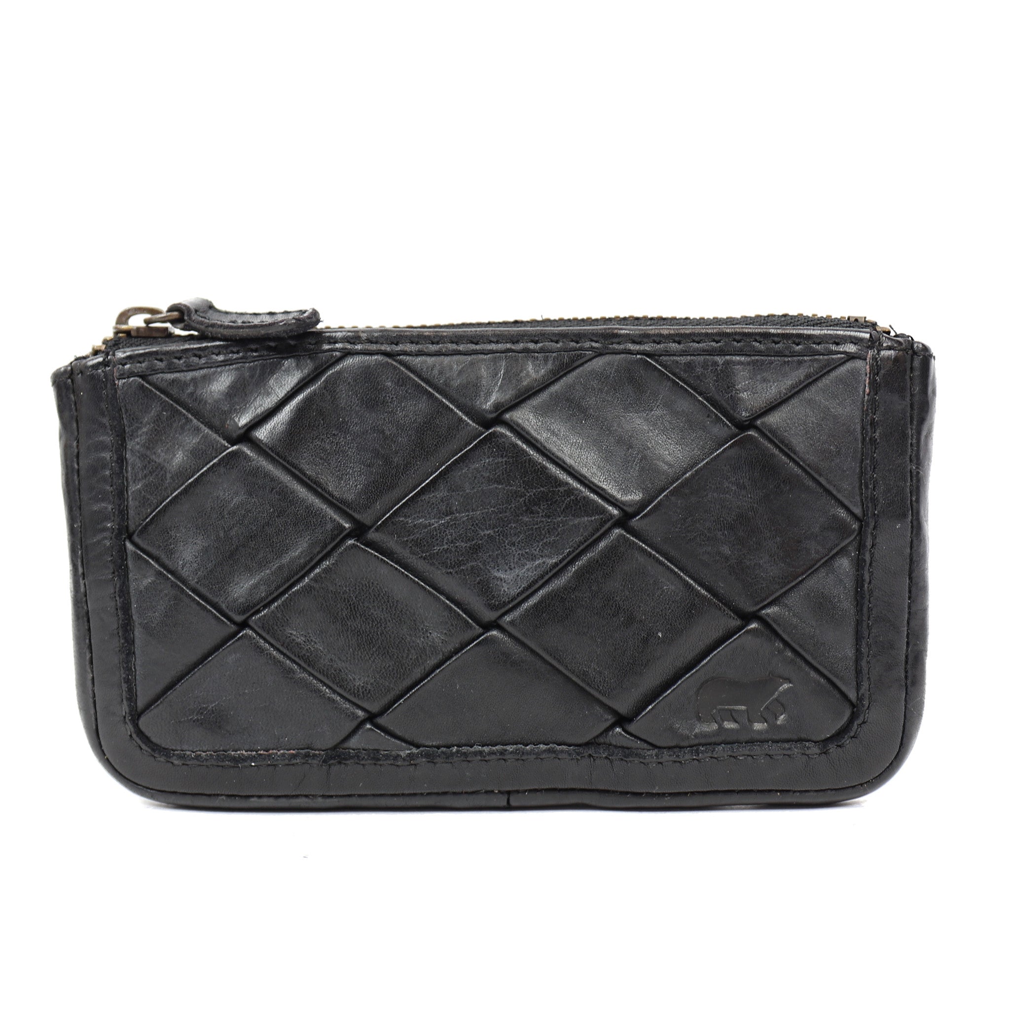 Key case 'Nori' black braided - CL 18997