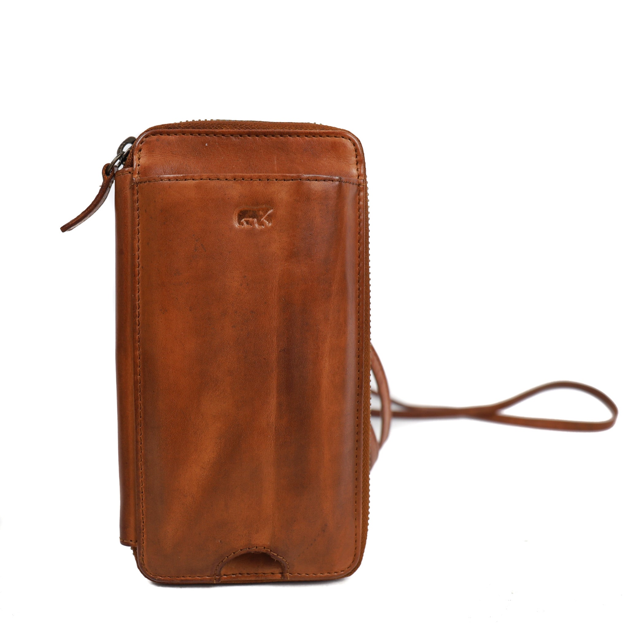 Telefoontasje 'Anniek' cognac - CL 18860